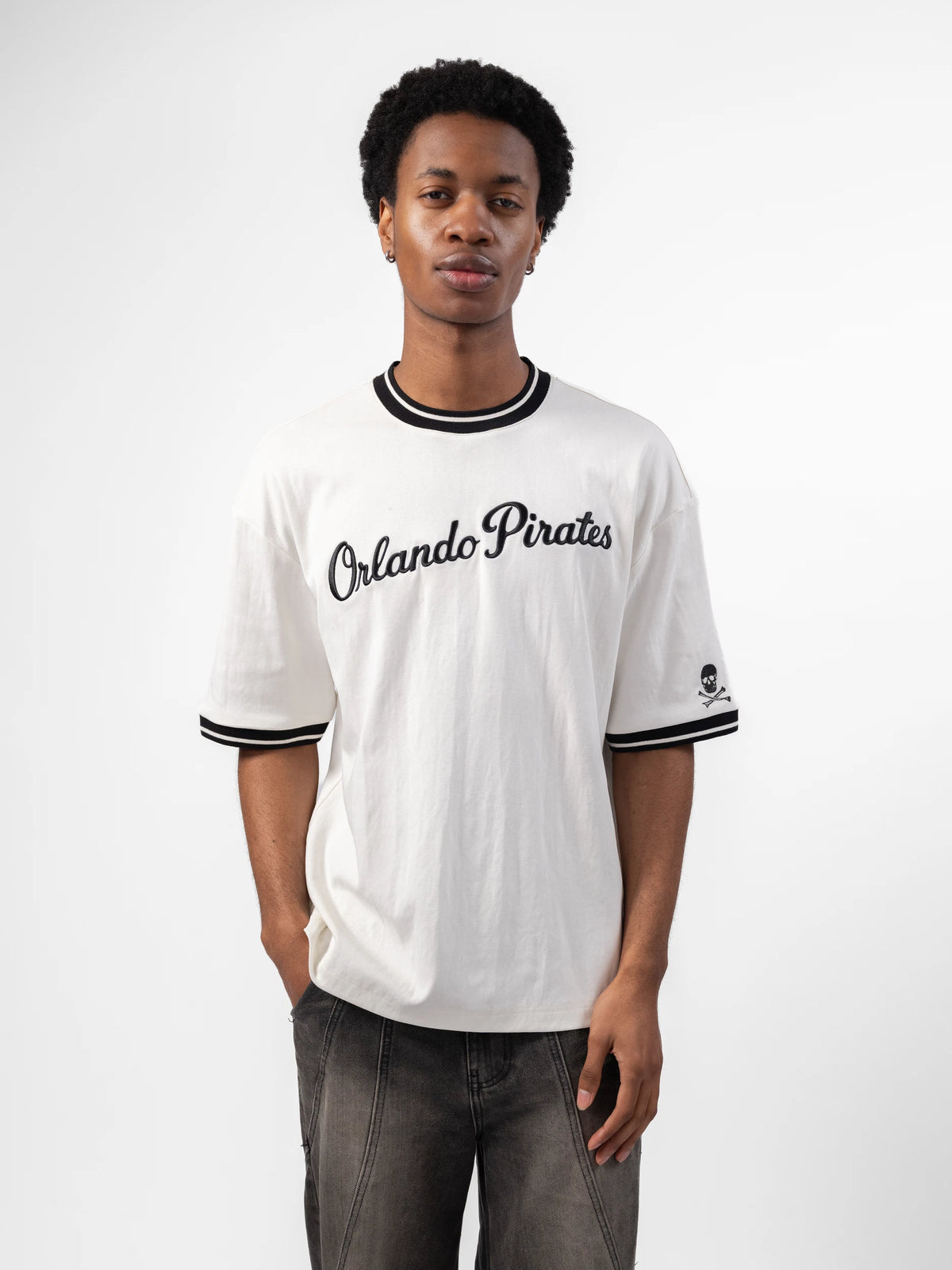 Orlando Pirates Swish Relaxed Crew Tee White