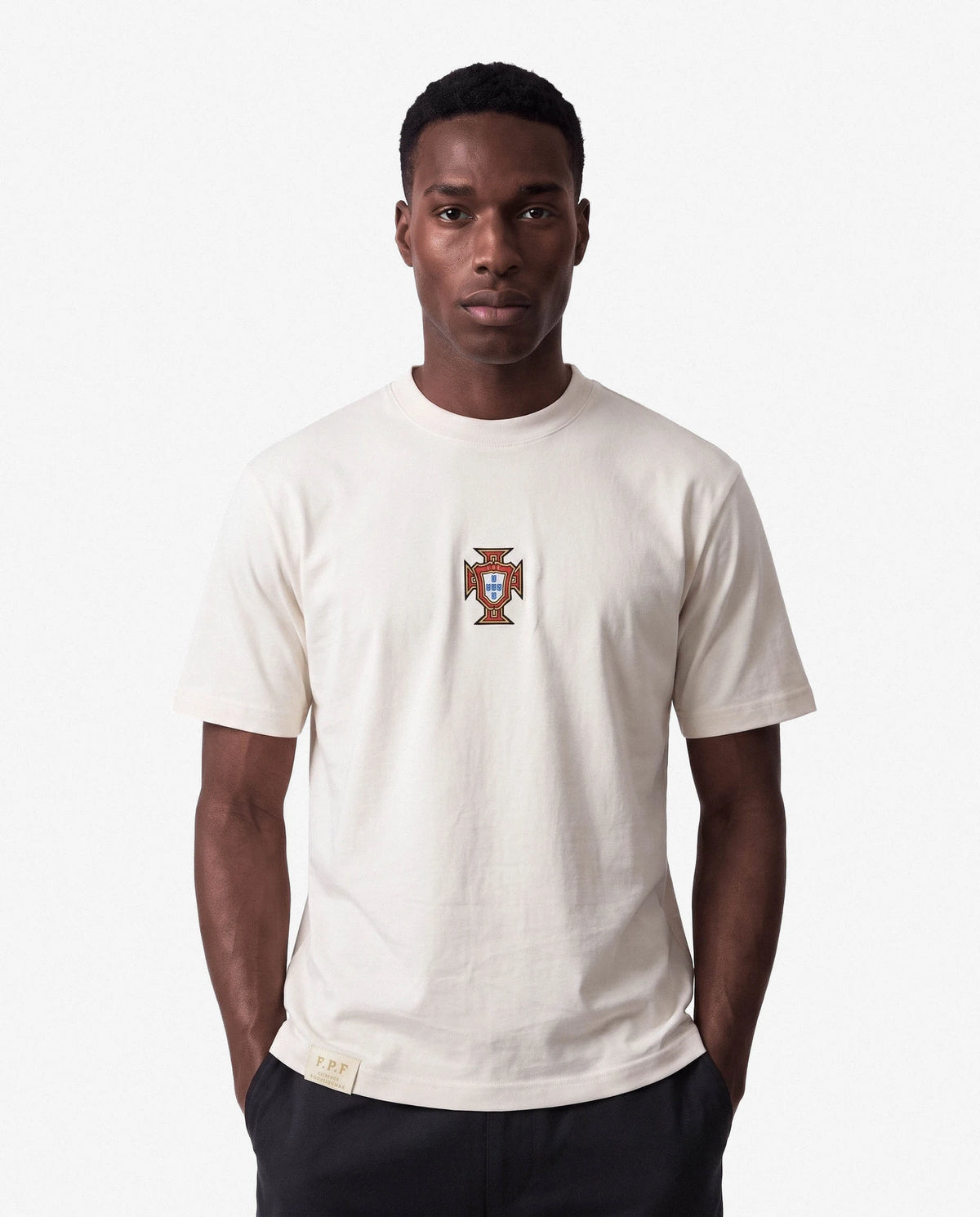 Portugal Legacy Relaxed Crew Tee White
