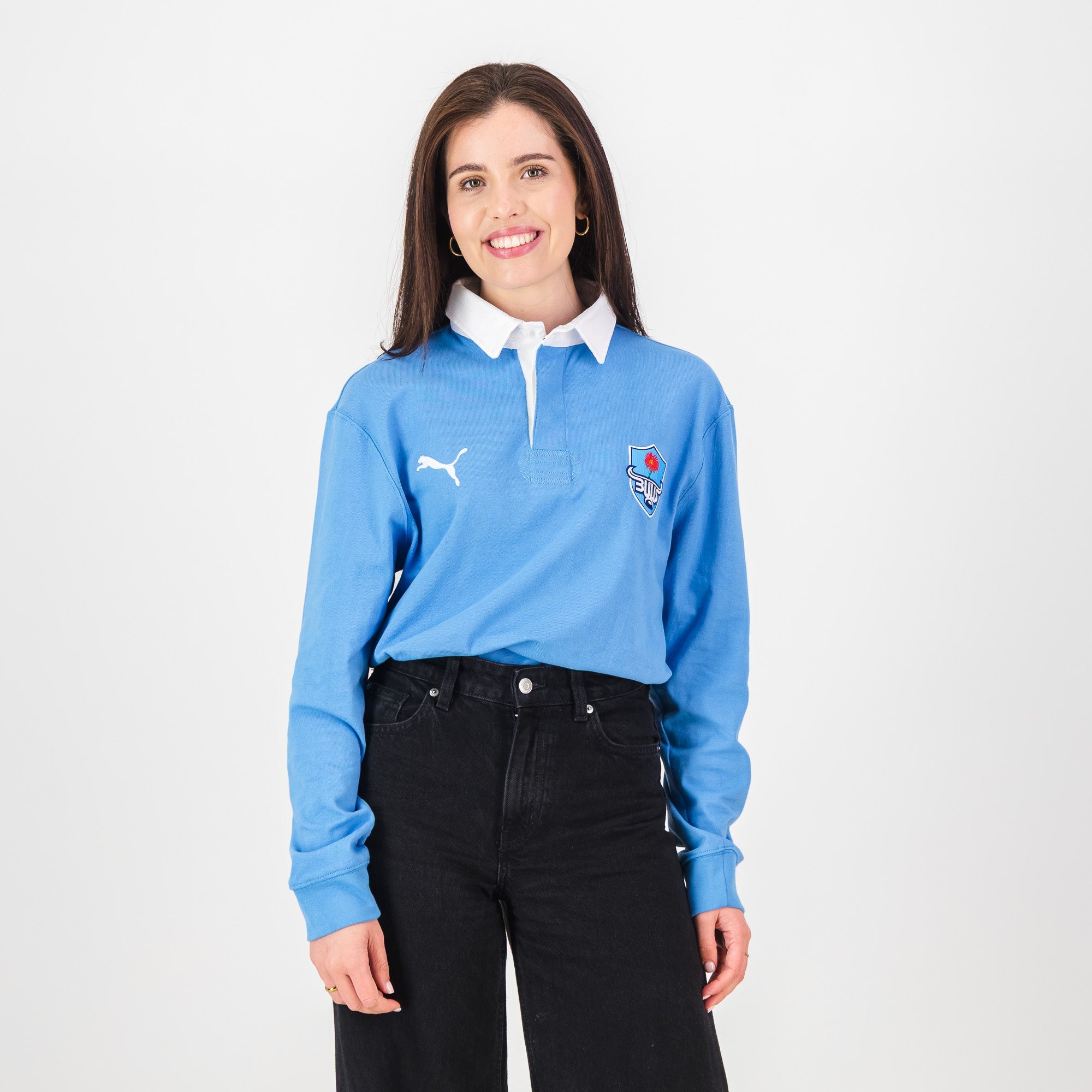 Provincial Bulls LS Rugby Jersey - Palace Blue - Old School