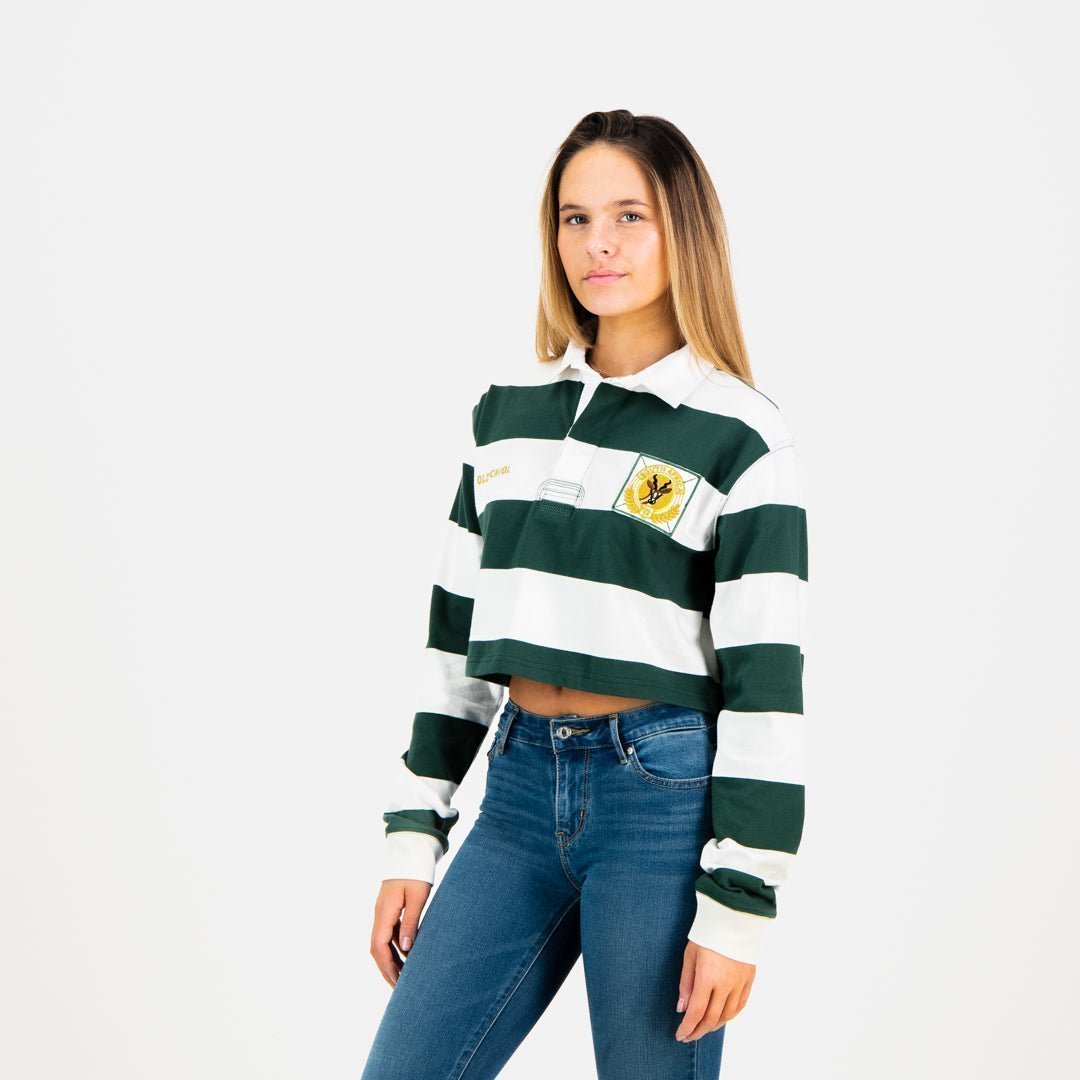 Womens Rugby Cropped Rugby Jumper Cropped Rugby Shirt