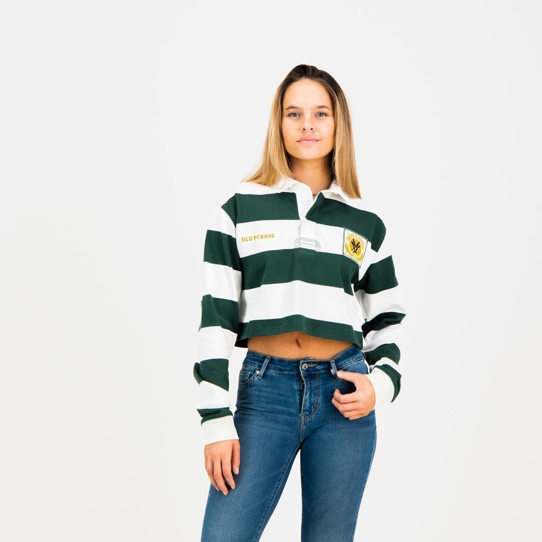 SA Supporters Jersey - Crop Striped Long Sleeve - Old School