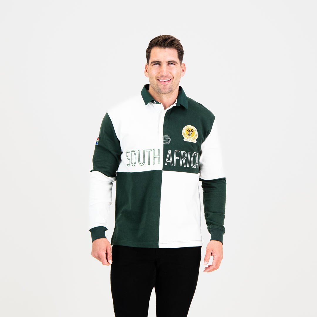 SA Supporters Jersey - Quartered Long Sleeve - Old School