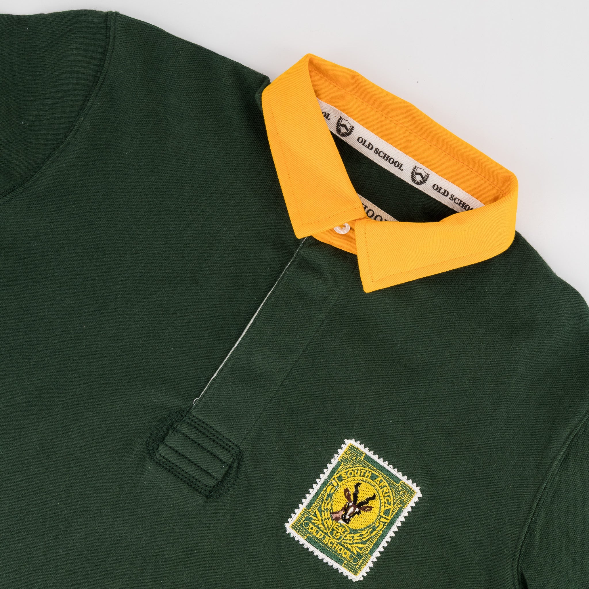 SA Supporters Kids Tops Kids SS Rugby Jersey GG Eb - Old School