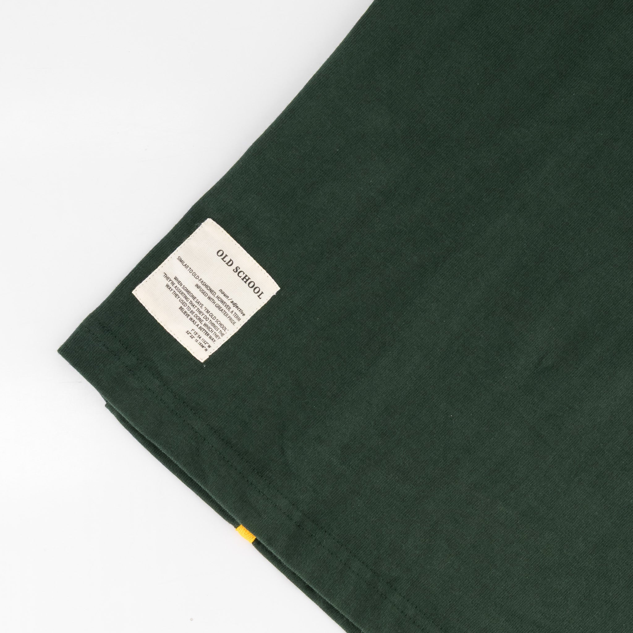 SA Supporters Twill Sleeve SS Rugby Jersey Raglan Green - Old School