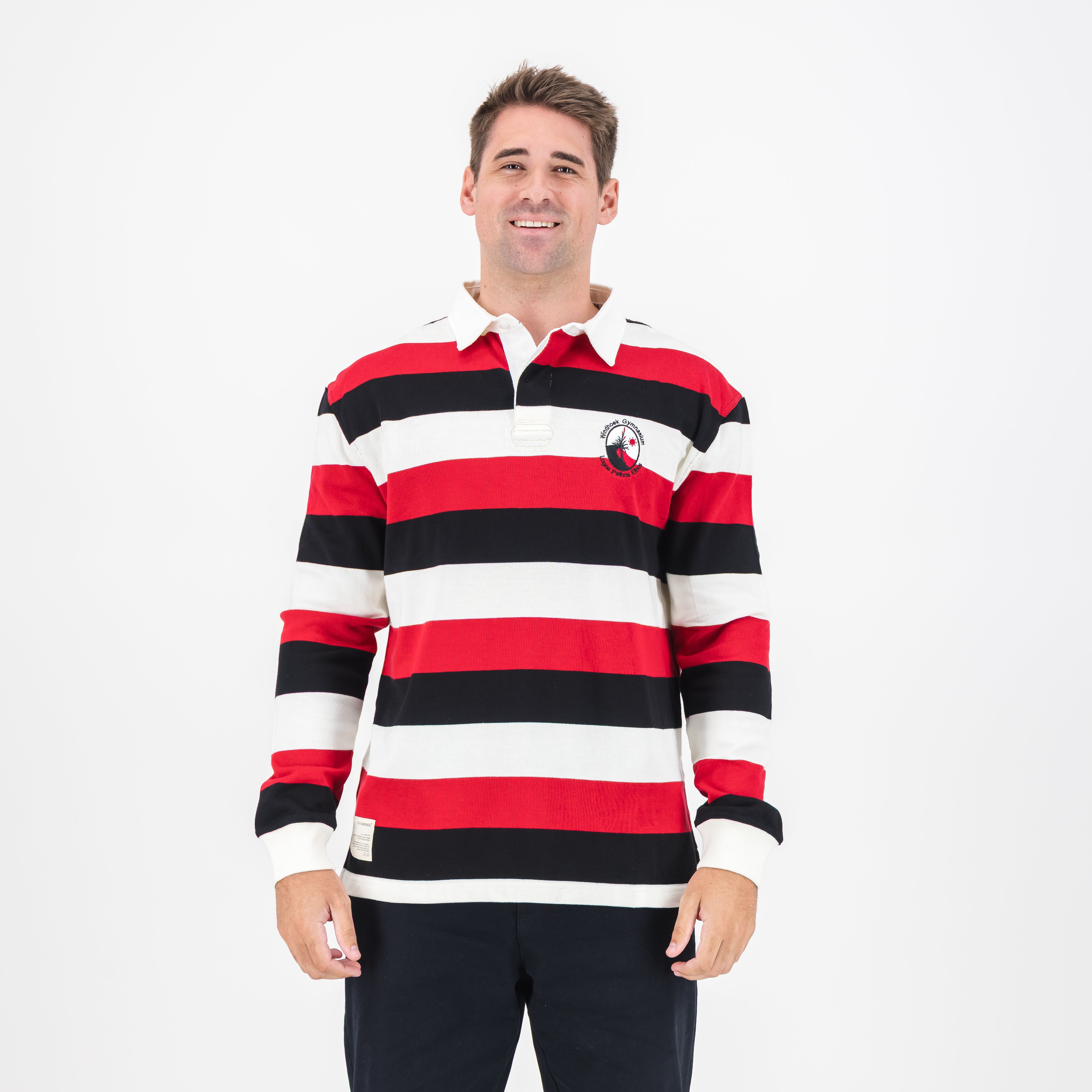 Schools Windhoek Gymnasium YD LS Rugby Jersey-White