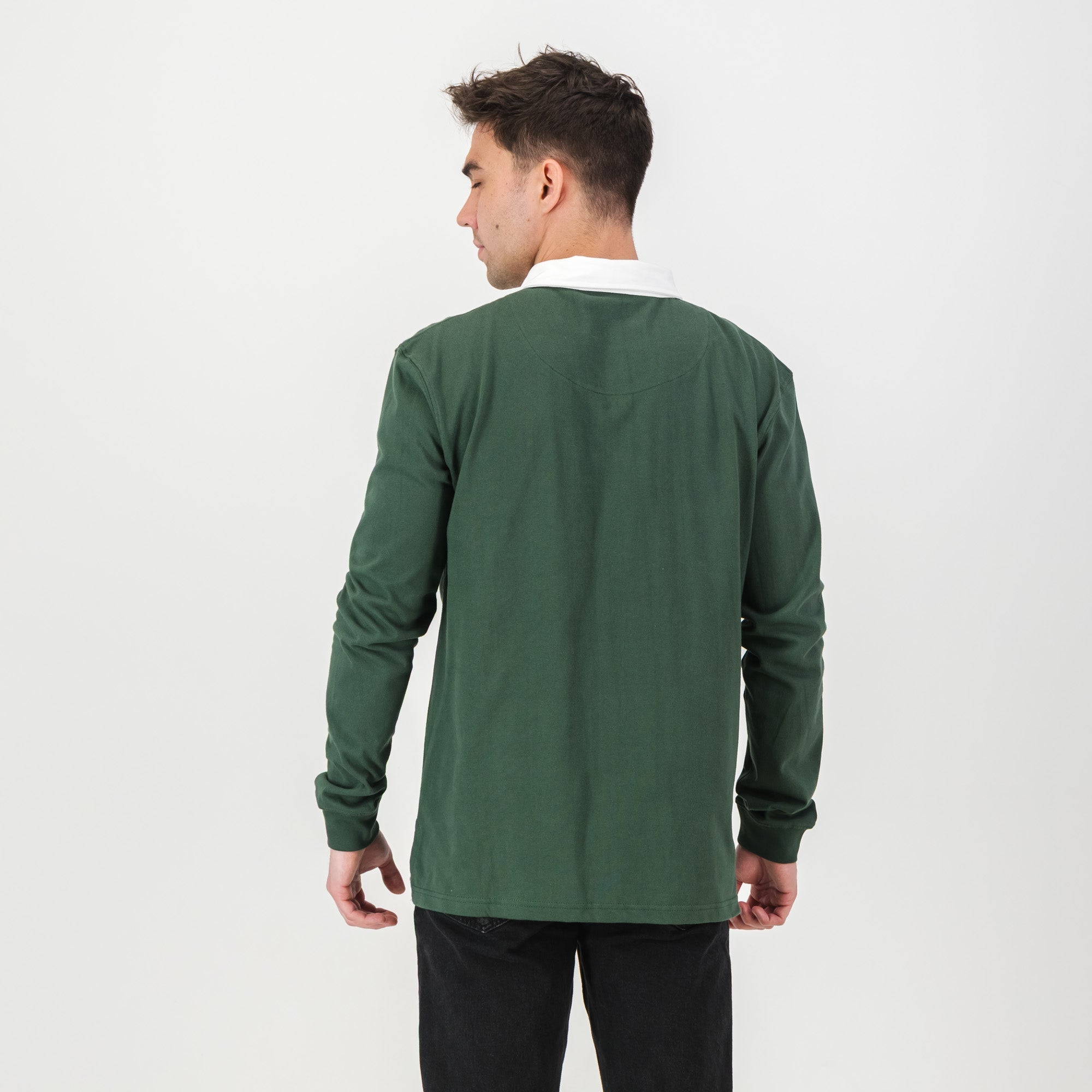 Schools Affies LS Rugby Jersey - OS Green - Old School