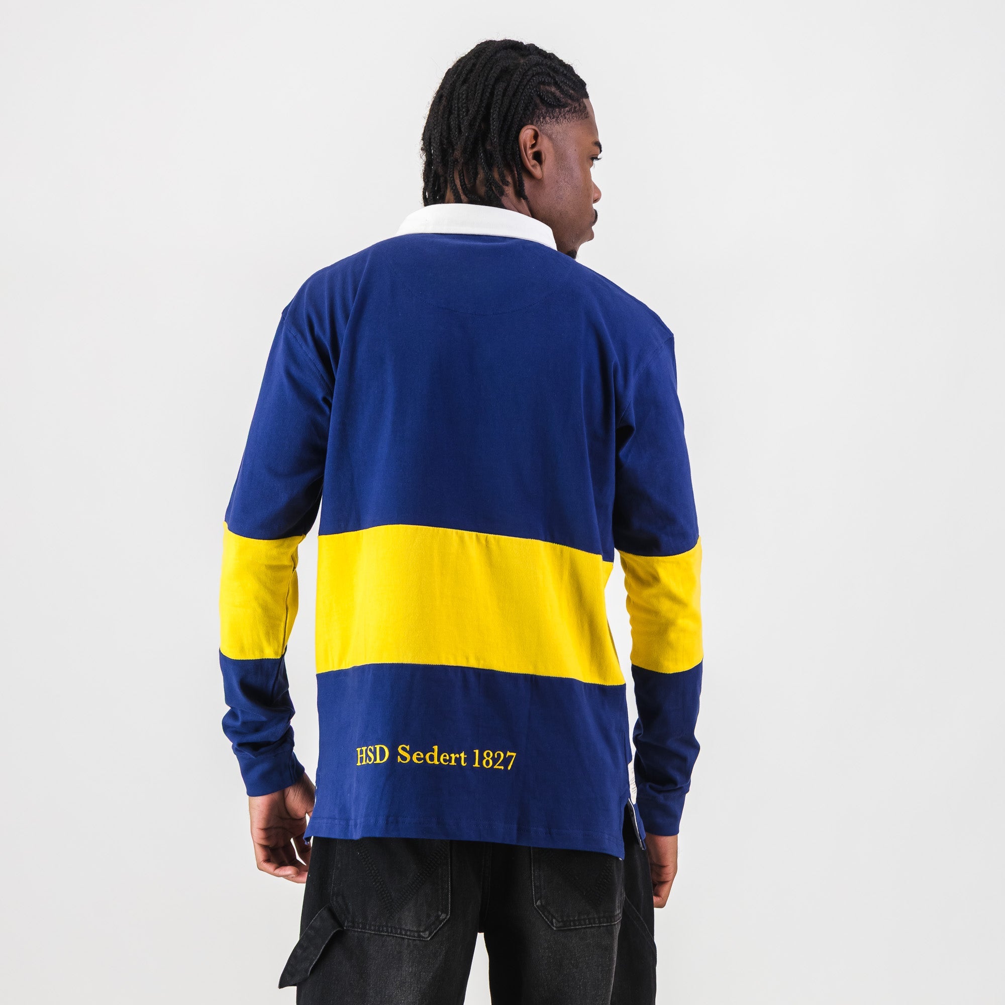 Schools Durbanville Hoerskool LS Rugby Jersey - Navy - Old School