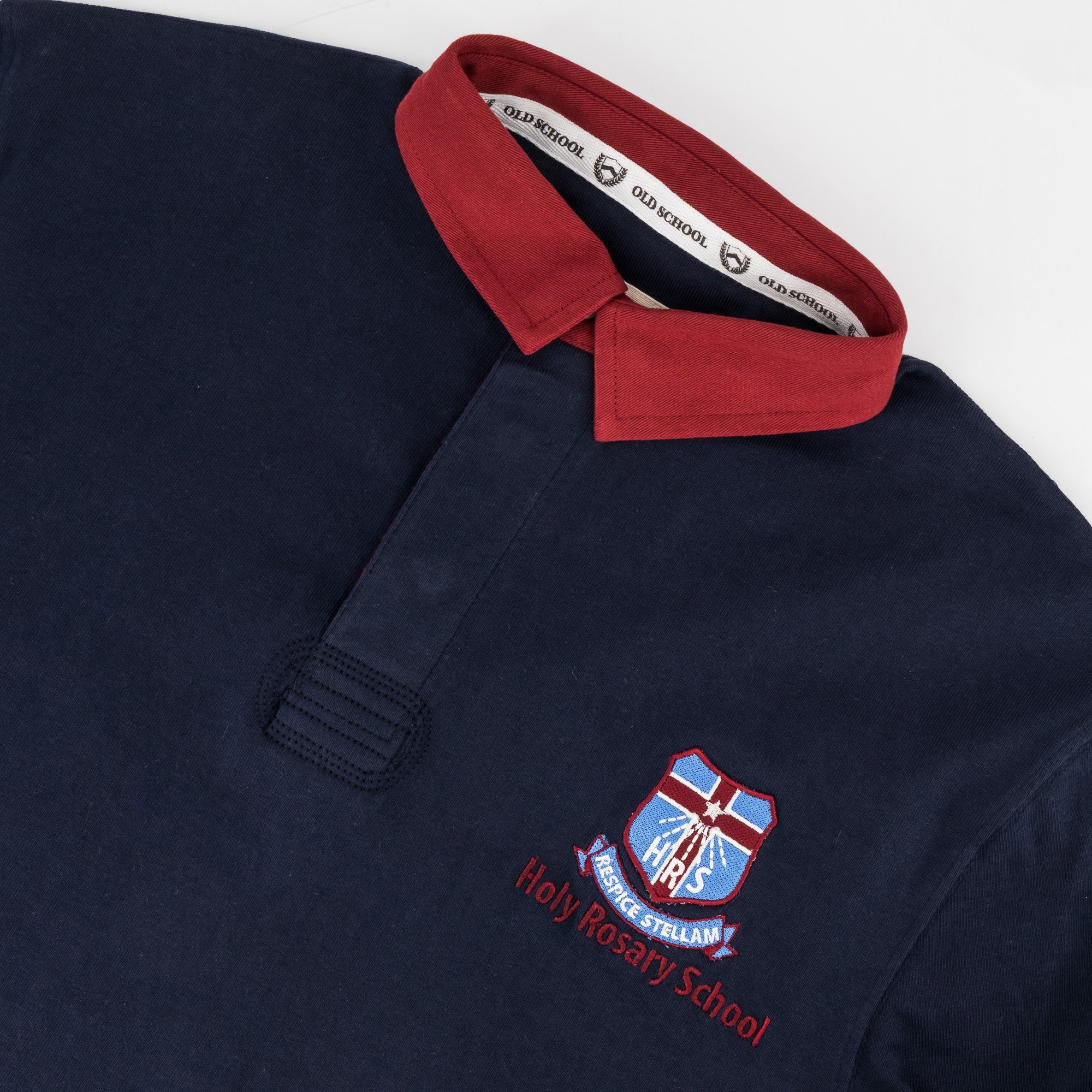 Schools Holy Rosary School LS Rugby Jersey - Navy - Old School
