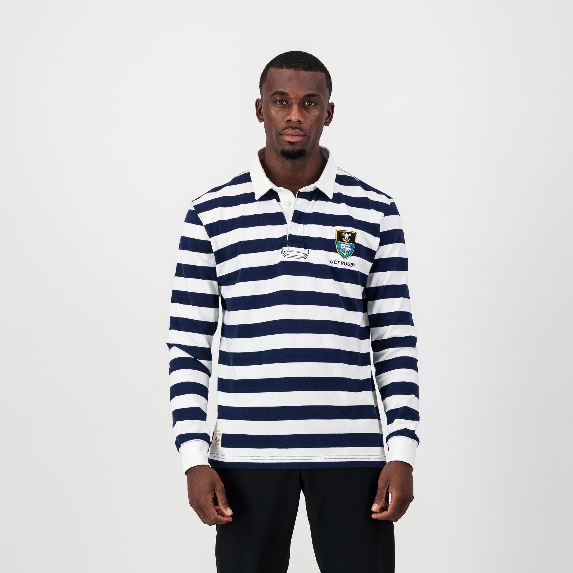 Schools Ikeys Varsity Cup YD LS Rugby Jersey-Navy