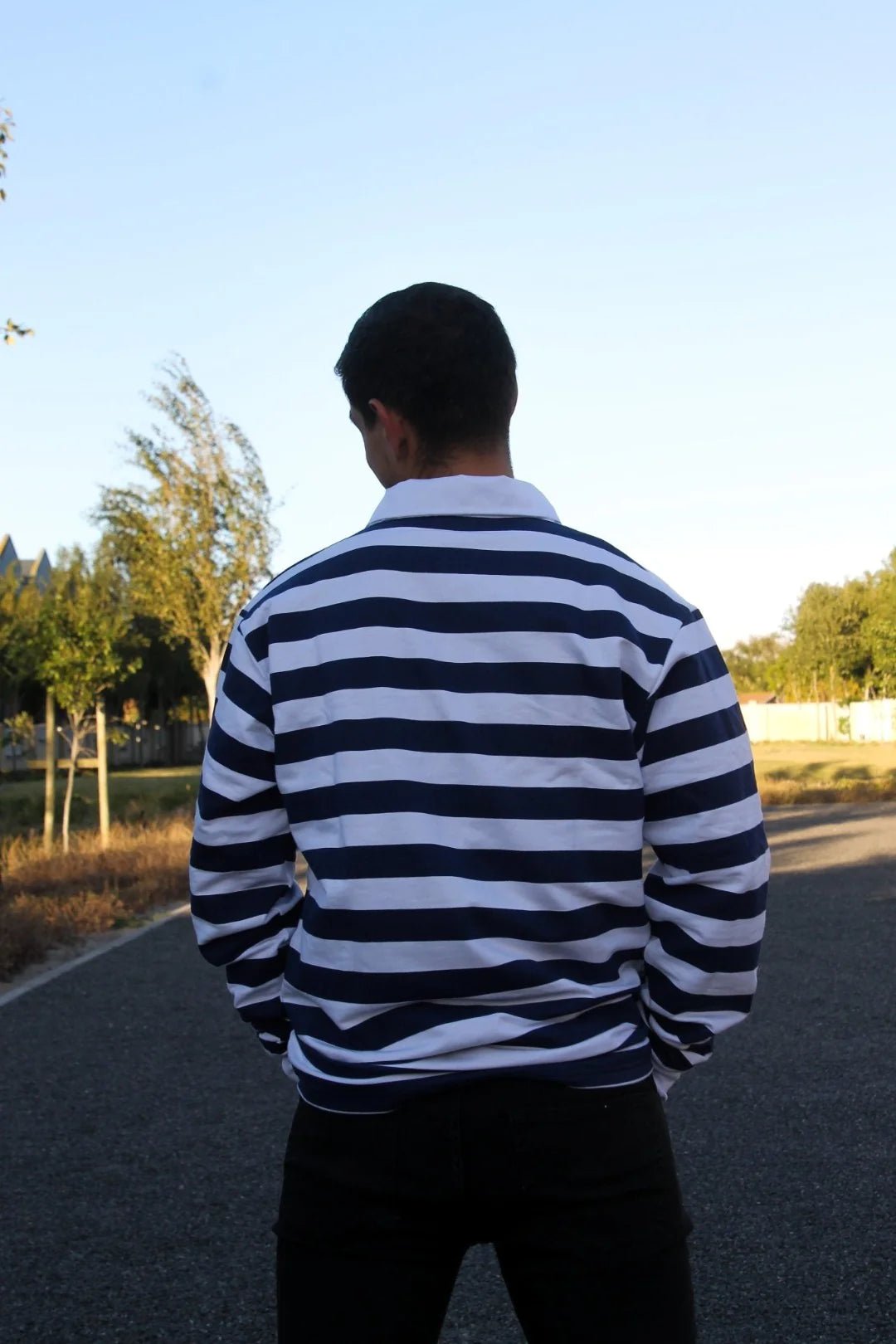 Schools Ikeys Varsity Cup LS Rugby Jersey - Navy - Old School