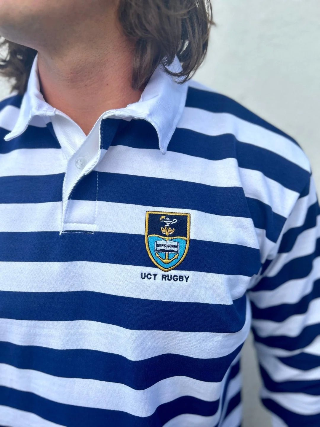 Schools Ikeys Varsity Cup LS Rugby Jersey - Navy - Old School