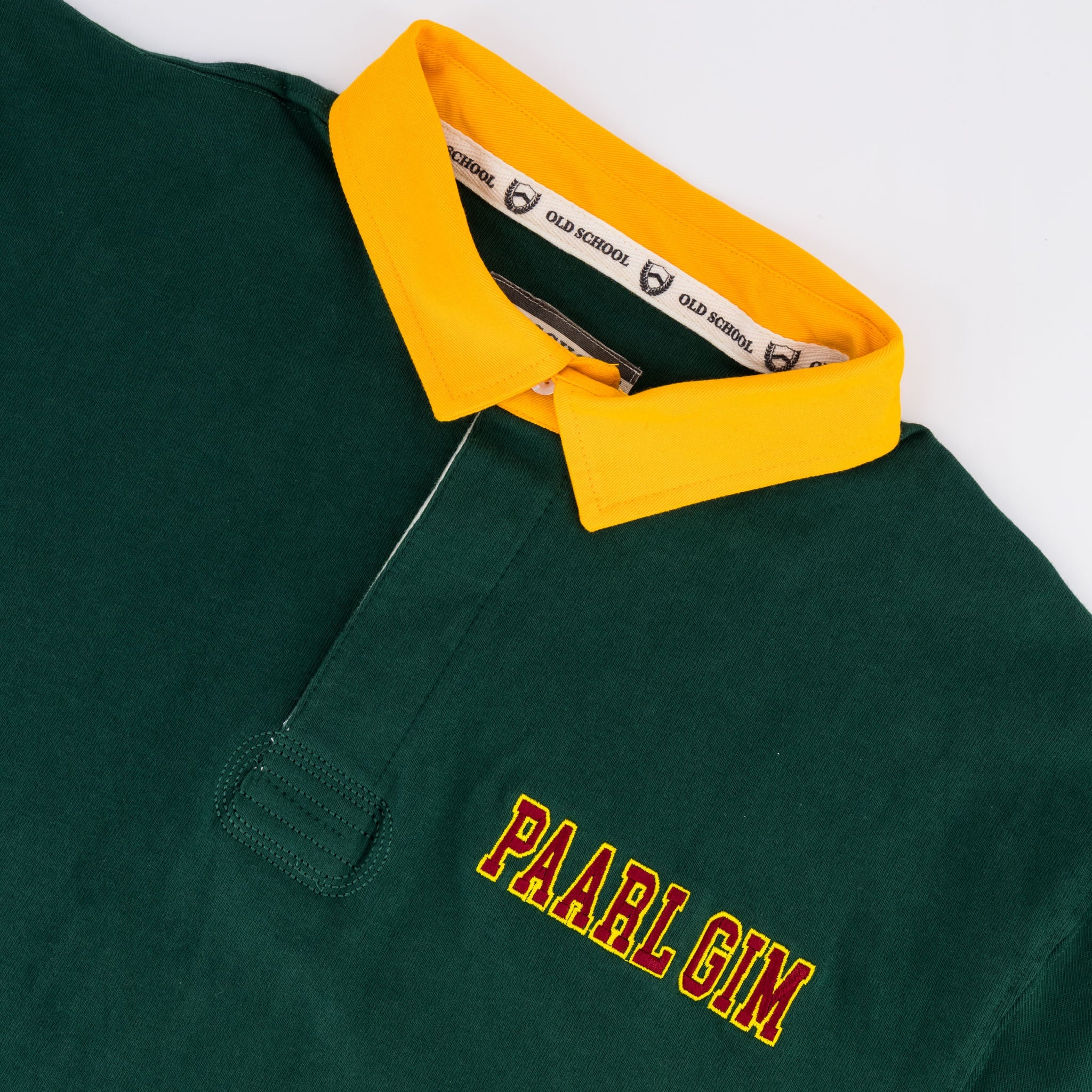 Schools Paarl Gimnasium Rugby Jersey - OS Green - Old School