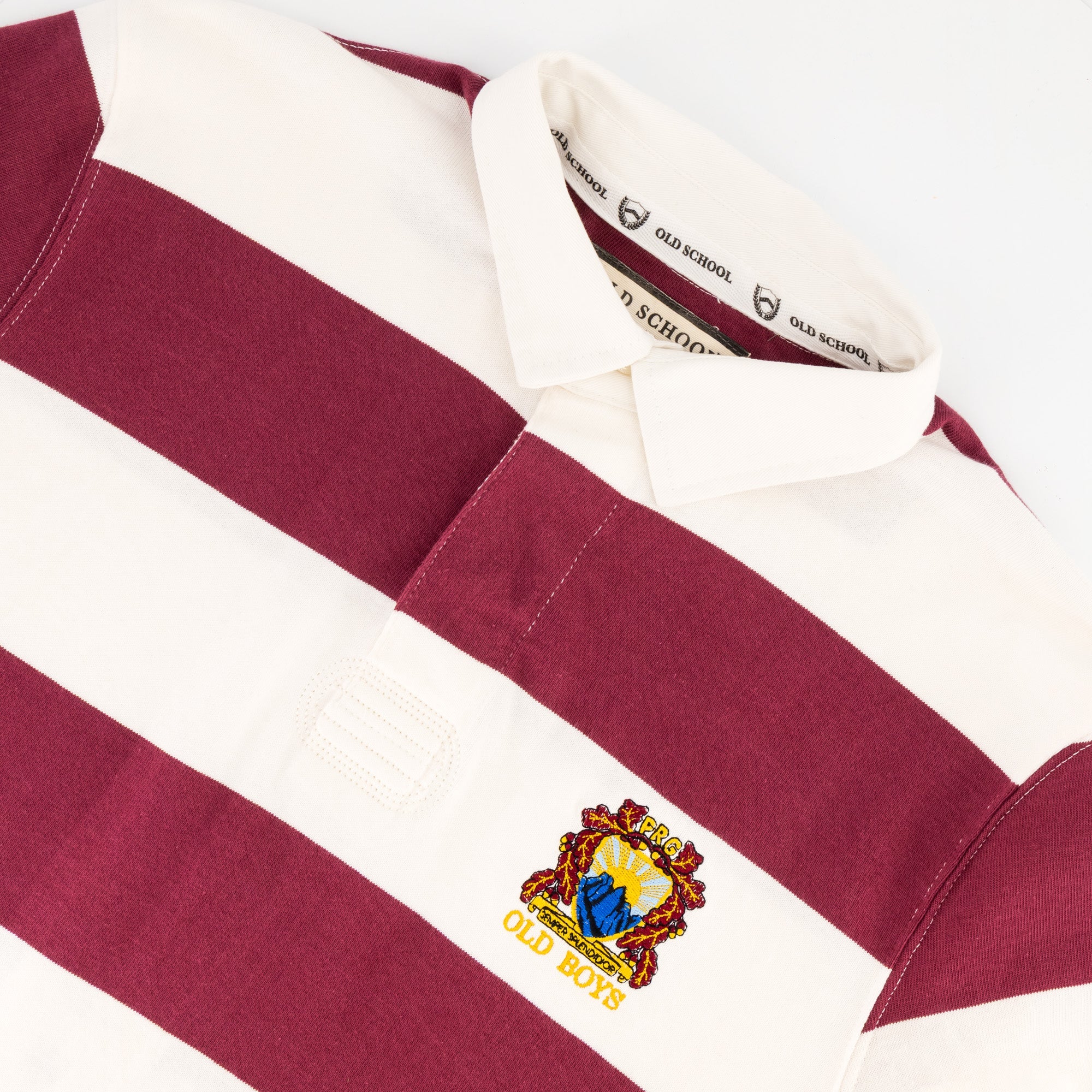 Schools Paul Roos LS Rugby Jersey - White - Old School