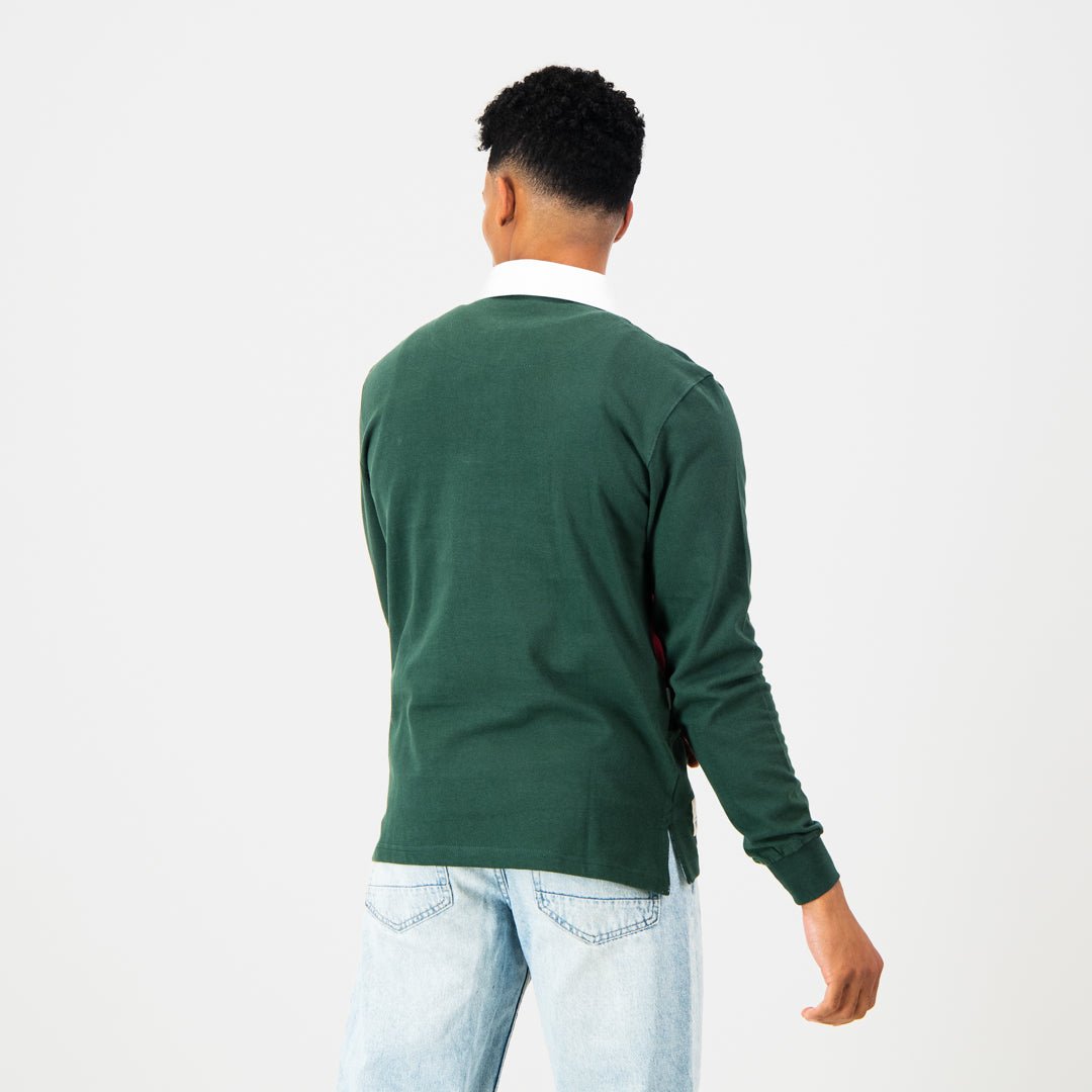 Schools Pretoria Boys LS Rugby Jersey - OS Green - Old School