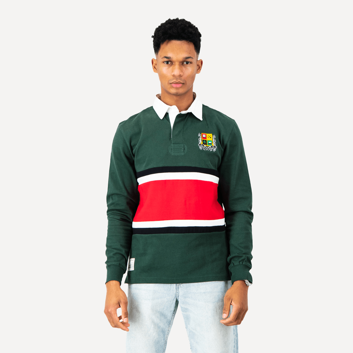 Schools Pretoria Boys LS Rugby Jersey - OS Green - Old School