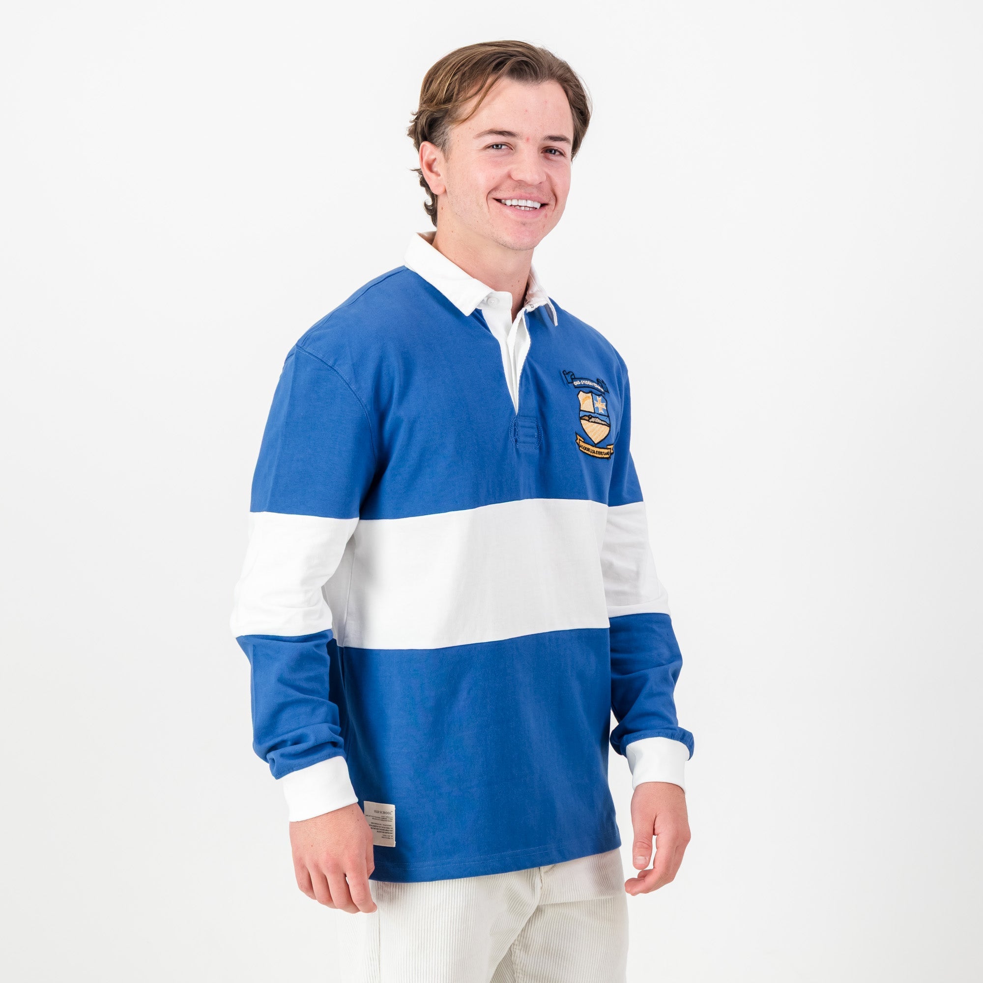 Schools Swartland LS Rugby Jersey-High Tide Blue – Old School