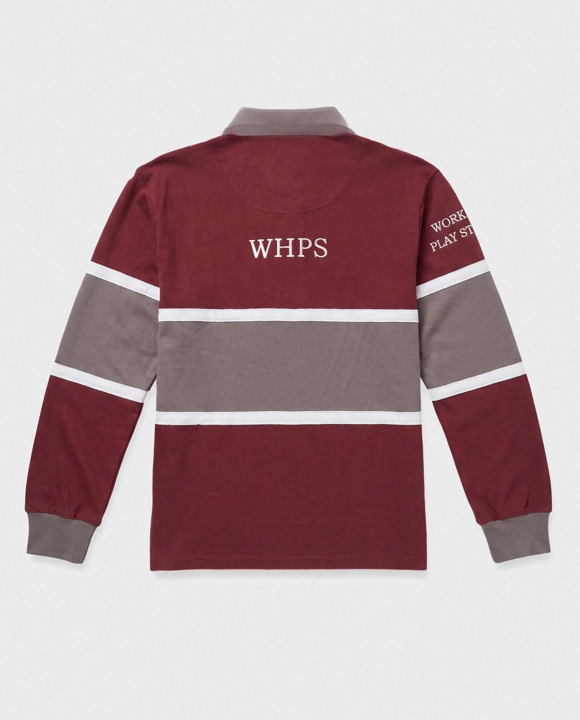 Schools Waterkloof House Long Sleeve Rugby Jersey Cut & Sew Maroon
