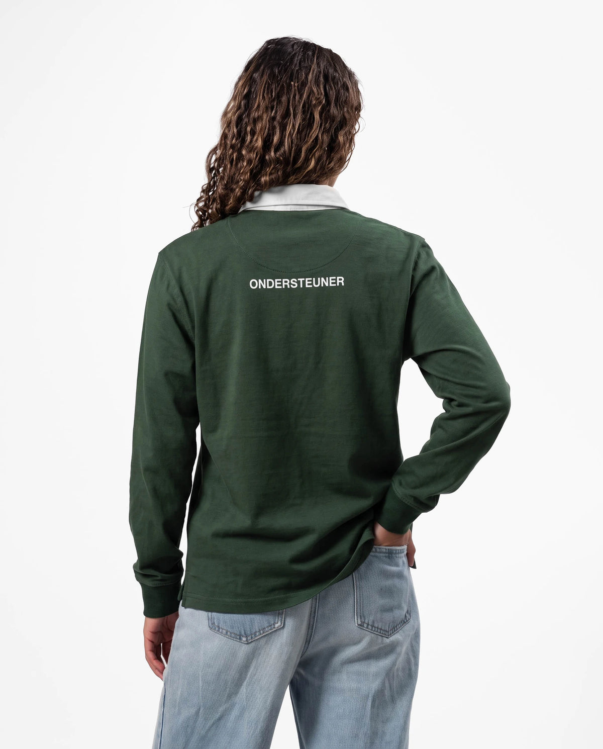 Schools Affies Supporter LS Rugby Jersey Green