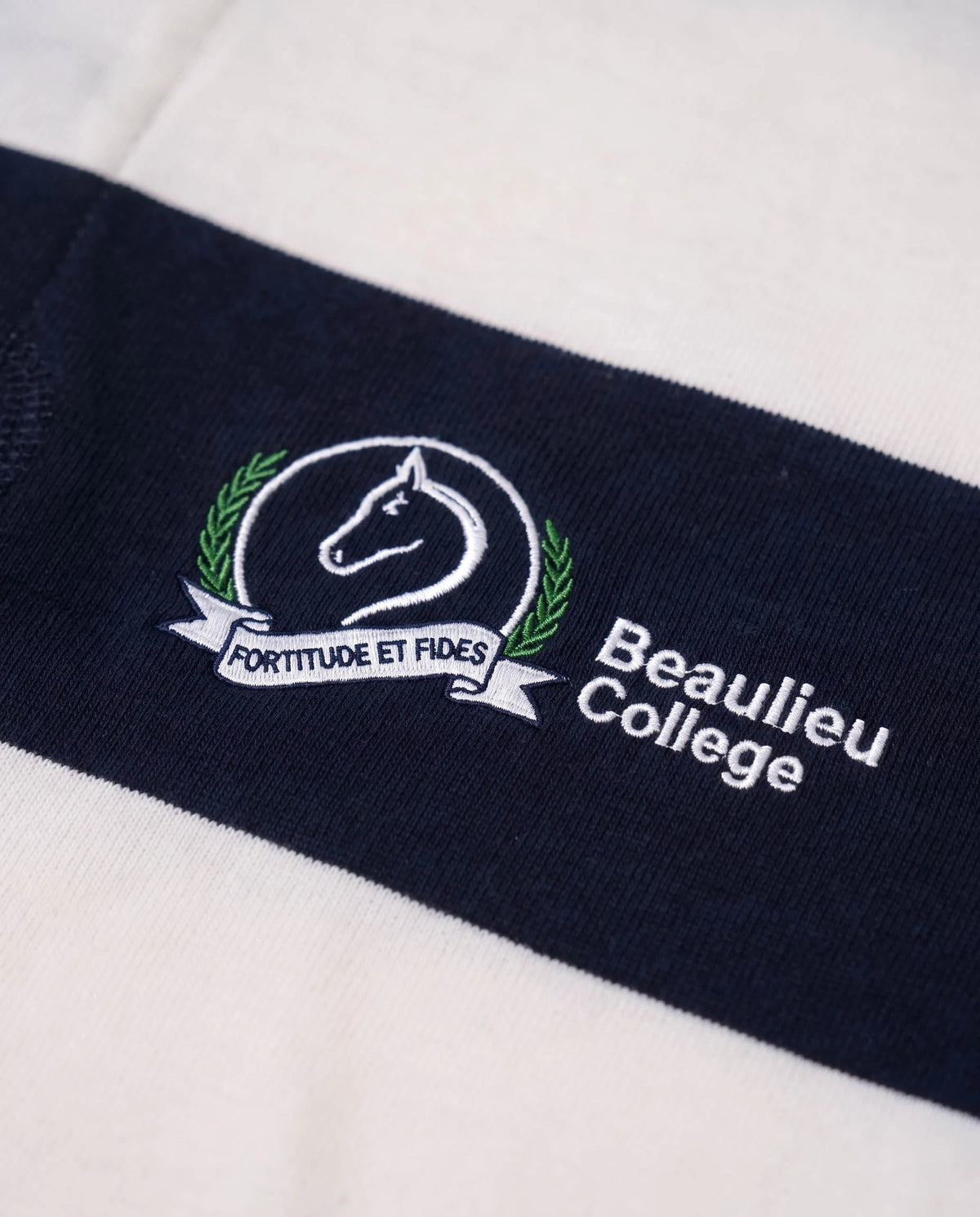 Schools Beaulieu College LS Rugby Jersey Navy