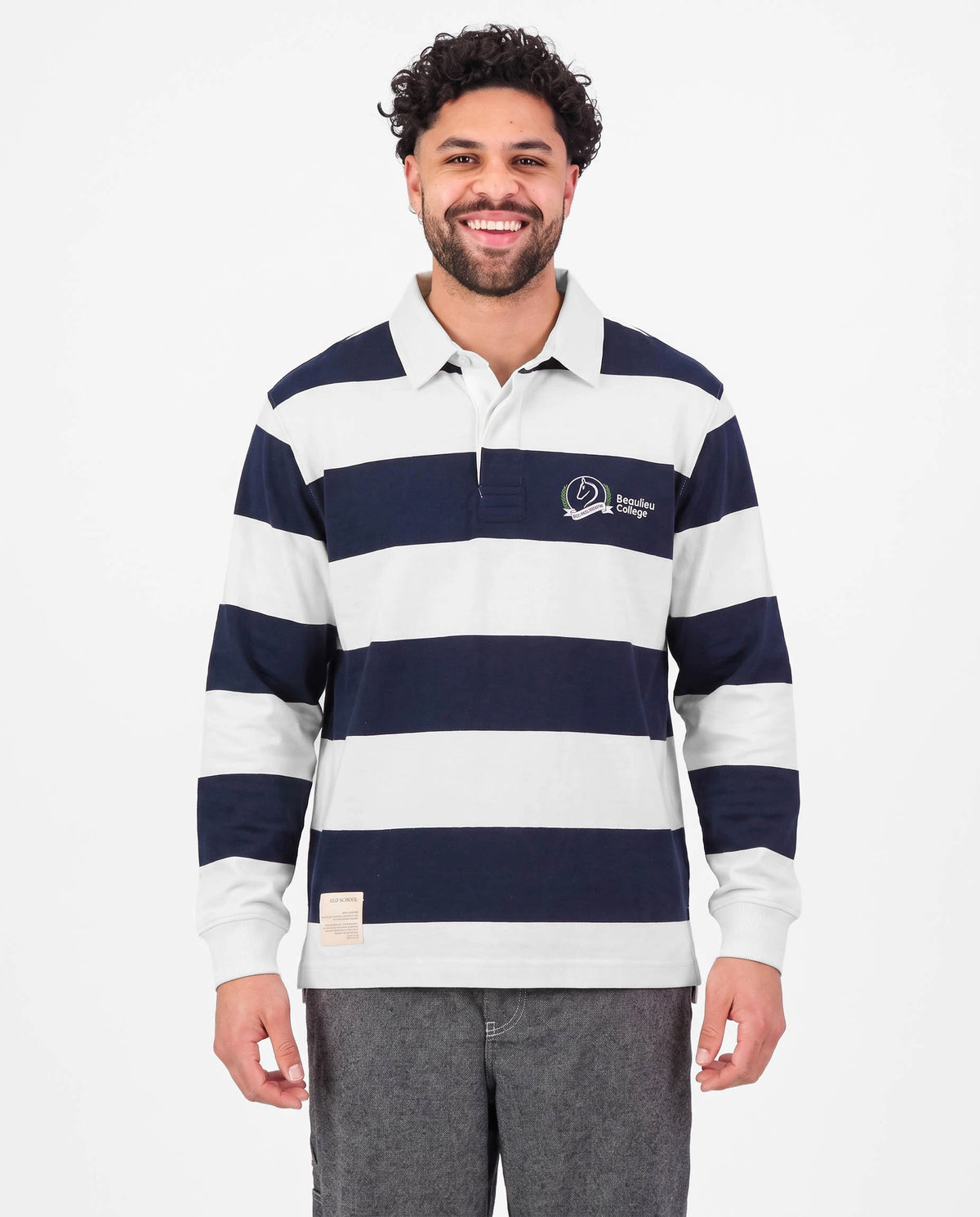 Schools Beaulieu College LS Rugby Jersey Navy