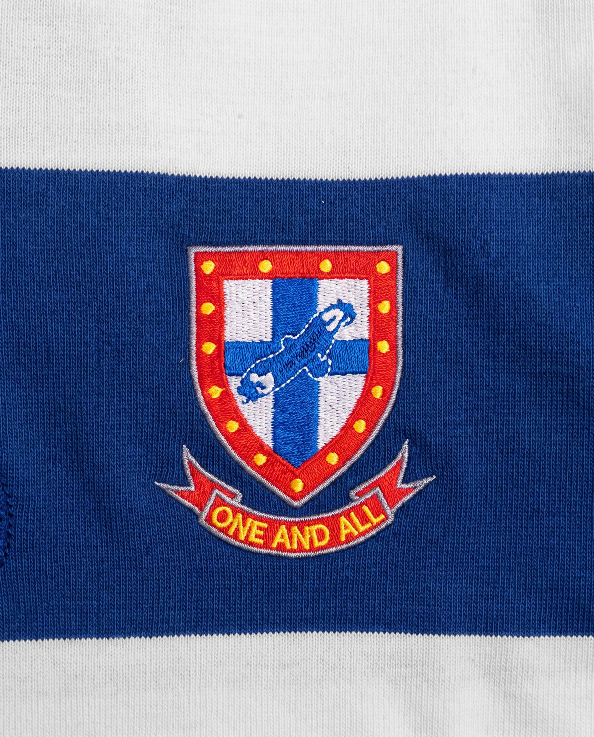 Schools Penryn College Long Sleeve Rugby Jersey 8x8 YD Stripe Navy