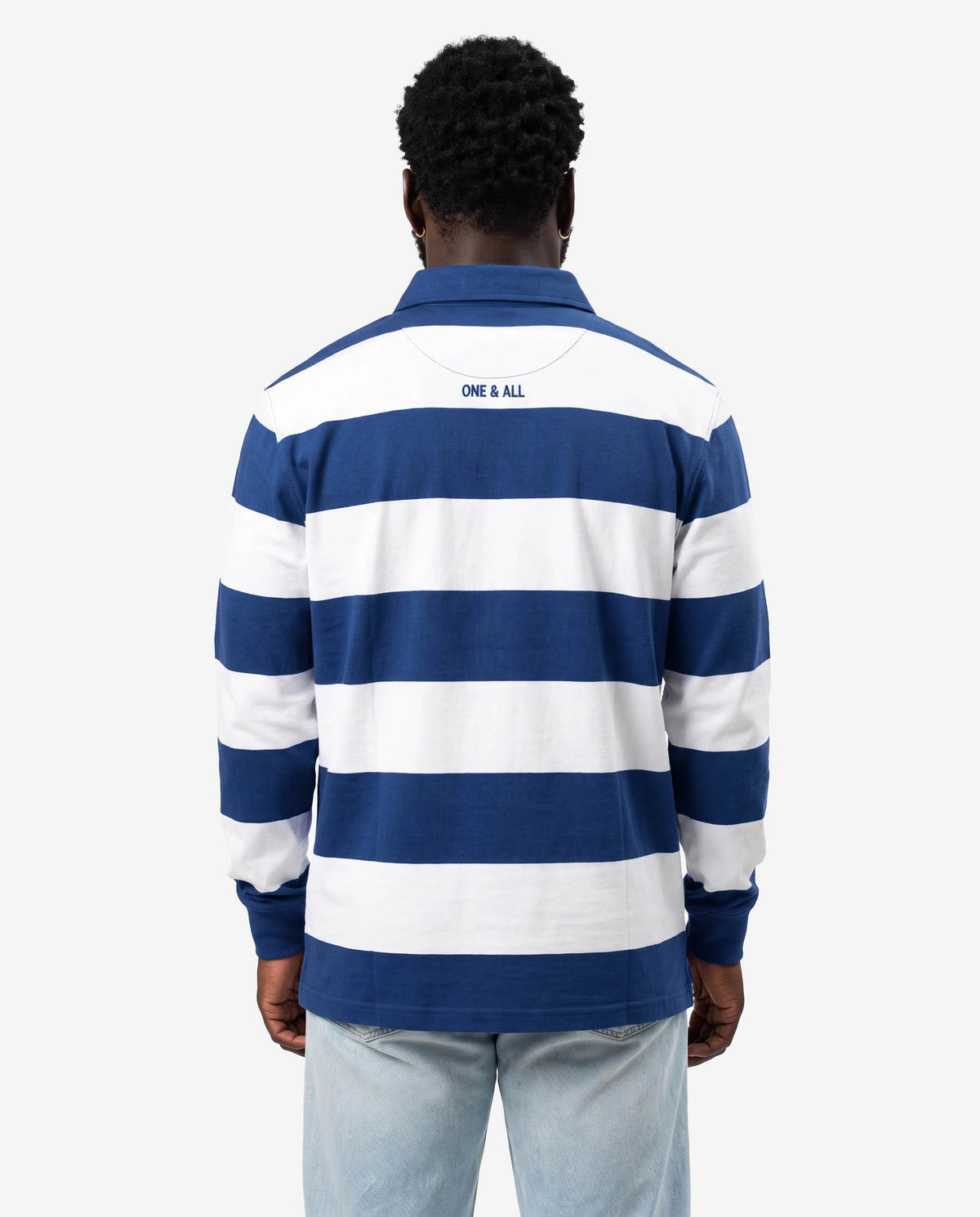 Schools Penryn College Long Sleeve Rugby Jersey 8x8 YD Stripe Navy