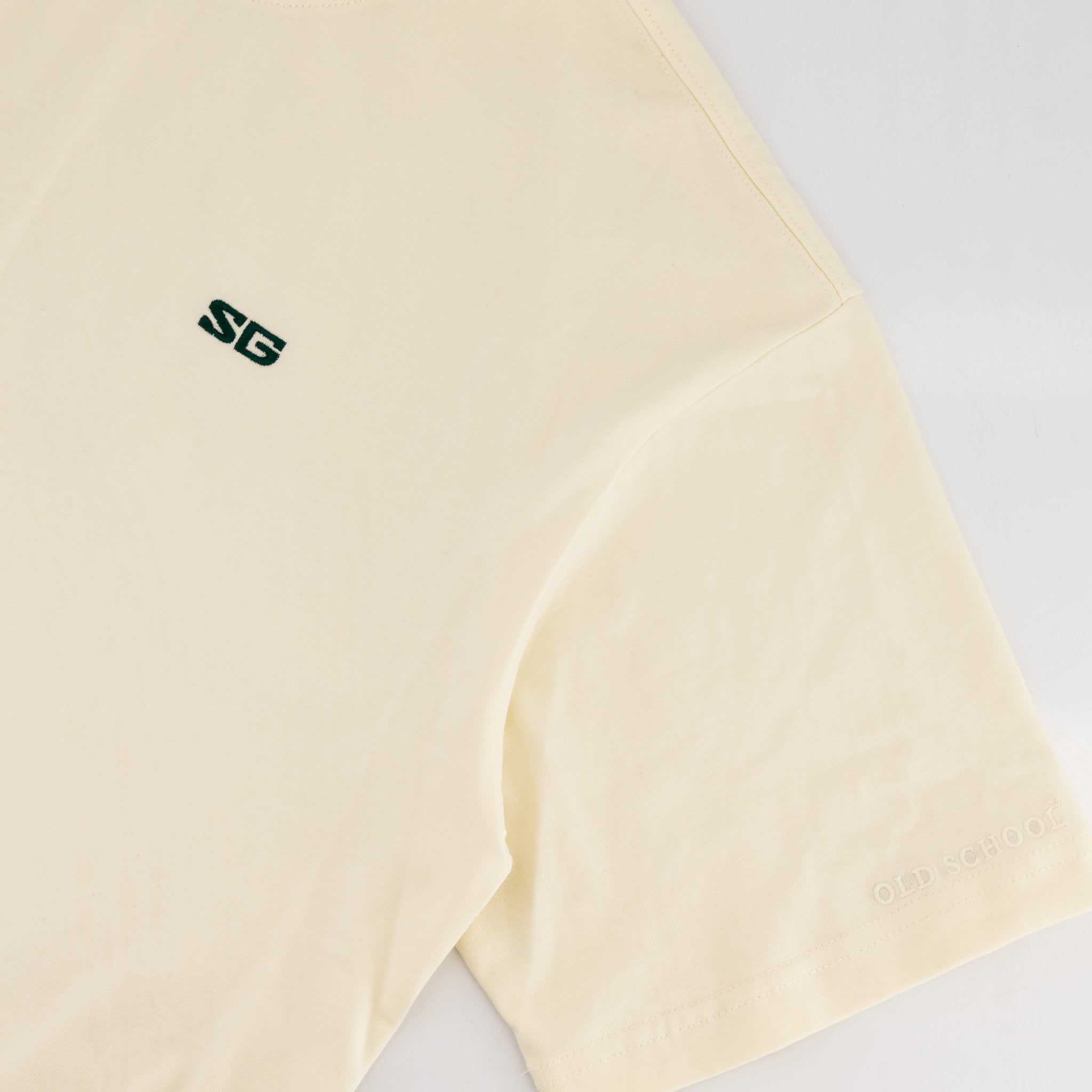 Southern Guards SG Boxy T-Shirt Plain Ivory - Old School