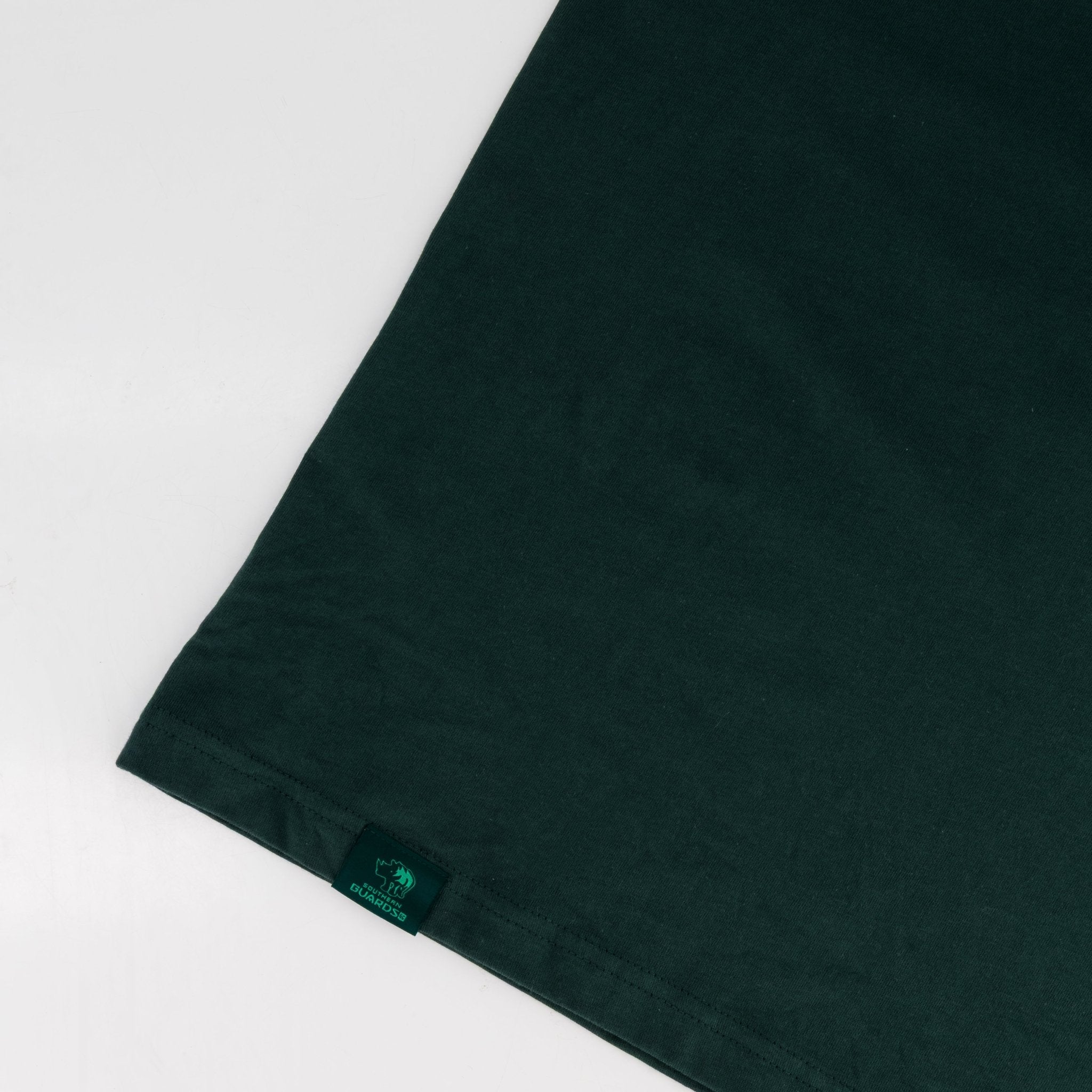 Southern Guards Textured Short Sleeve Golf Polo Textured Jacquard Green - Old School