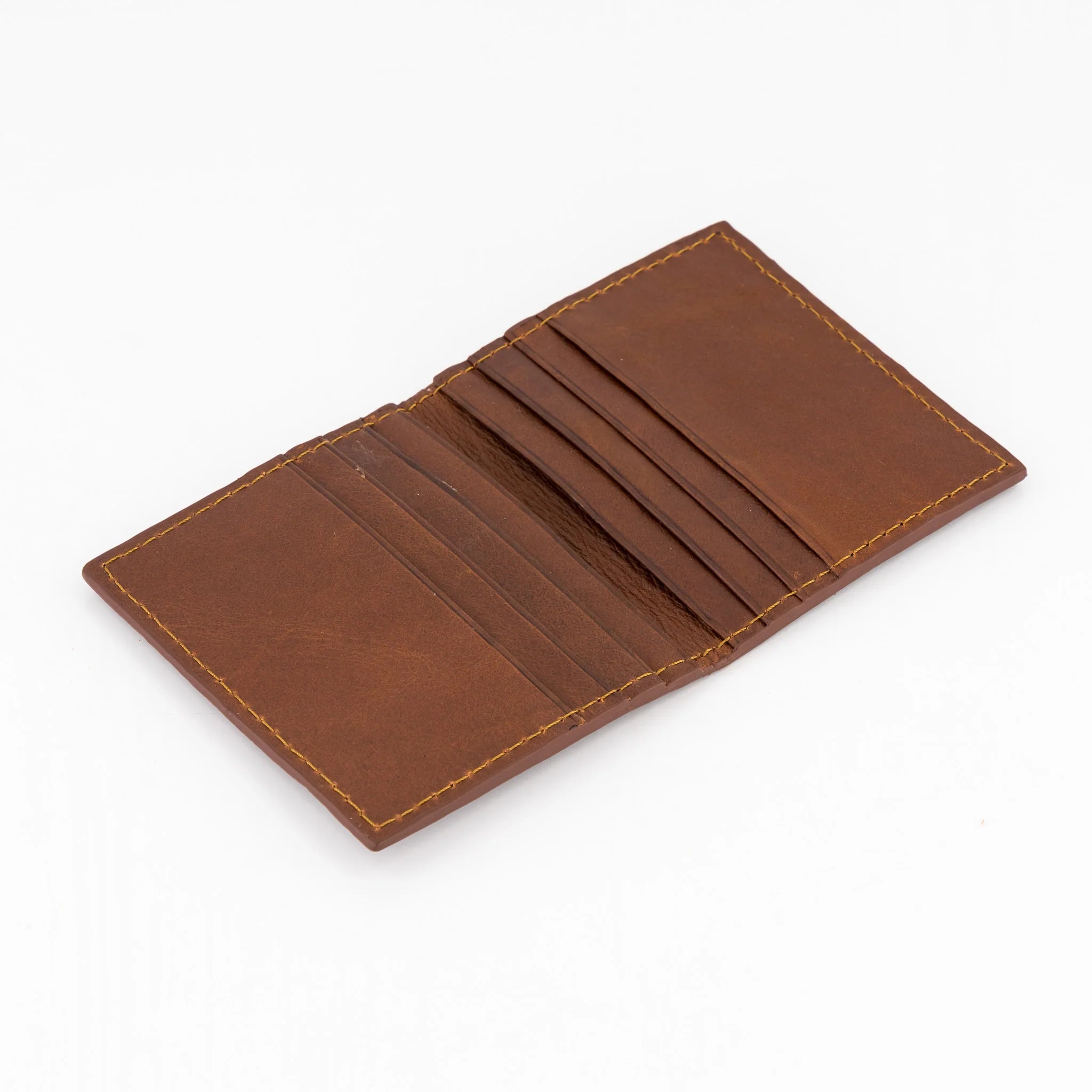 Springboks Accessories Leather Accessories Double Cardholder Emb Brown - Old School