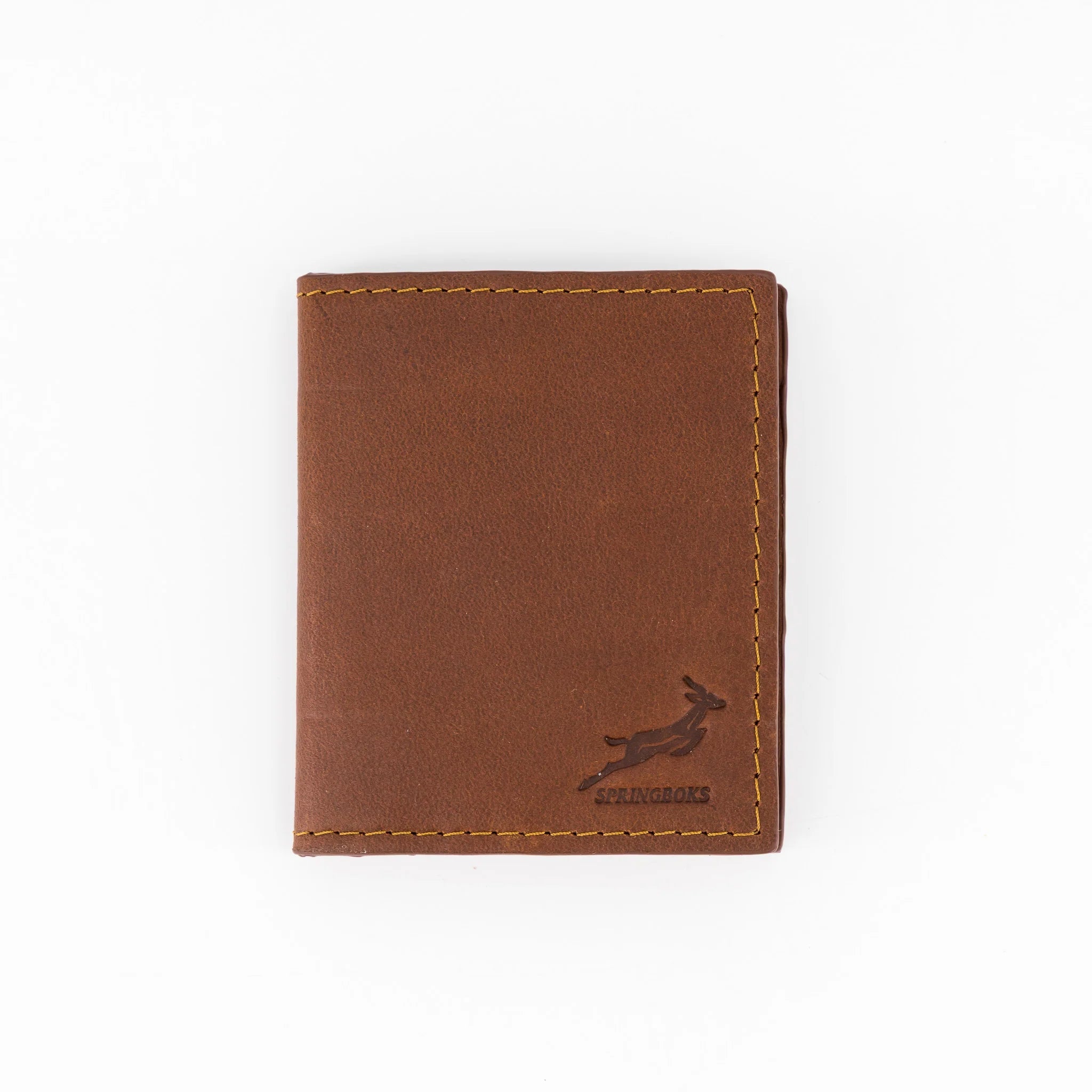 Springboks Accessories Leather Accessories Double Cardholder Emb Brown - Old School