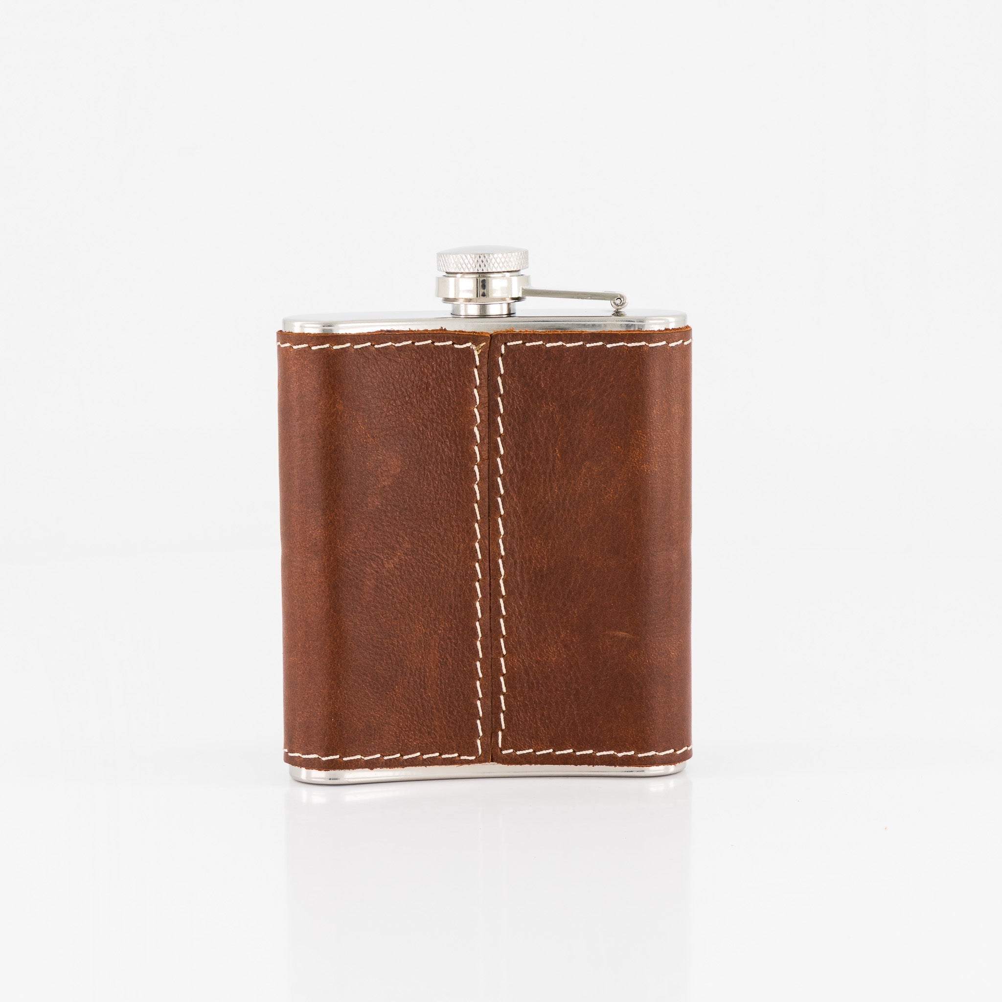 Springboks Accessories Leather Accessories Hip Flask Emb Brown - Old School