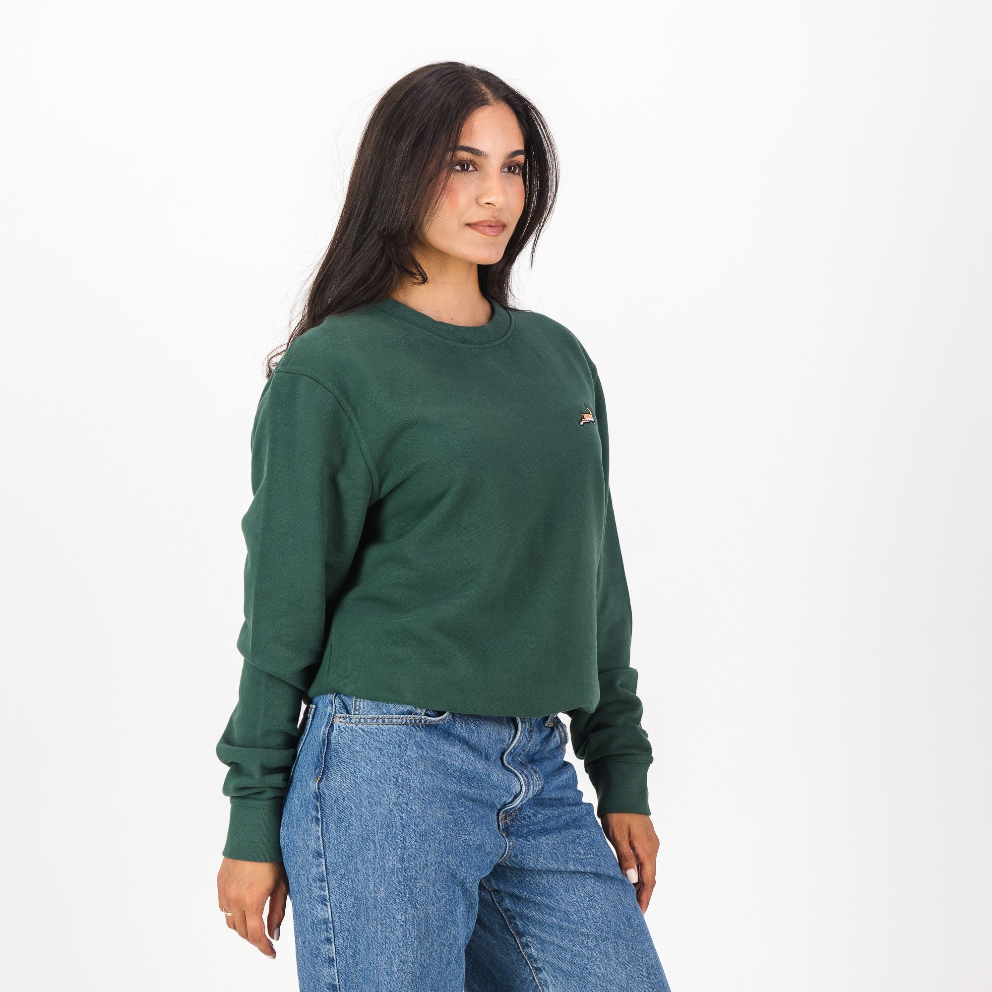 Springboks Essential Nat Embroidered Crew Sweat - Old School
