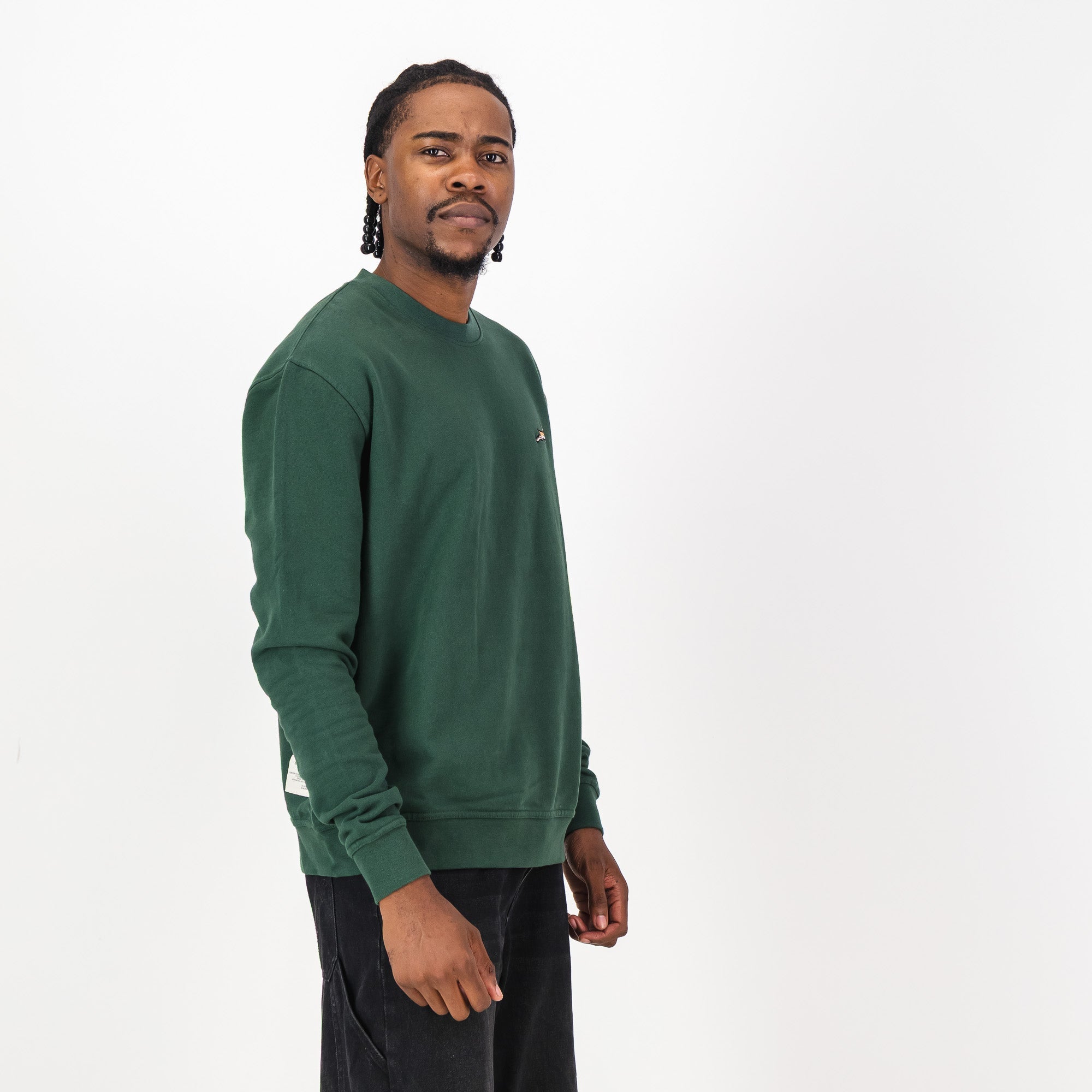 Springboks Essential Nat Embroidered Crew Sweat - Old School