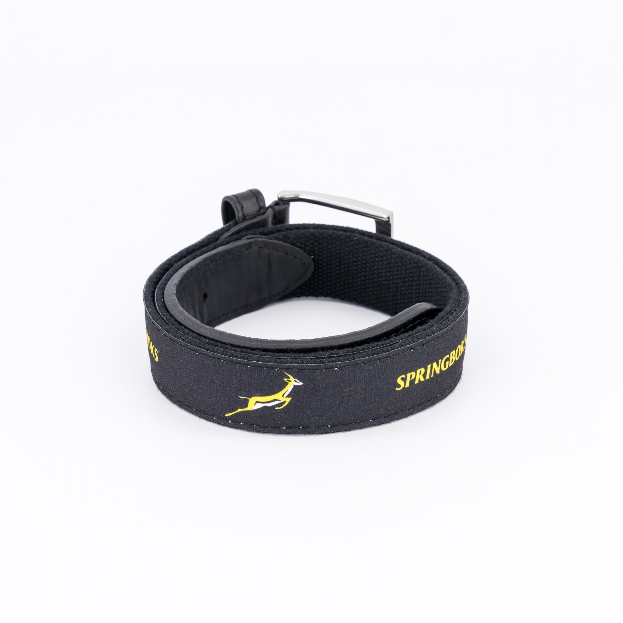 Springboks Golf Belt - Black - Old School