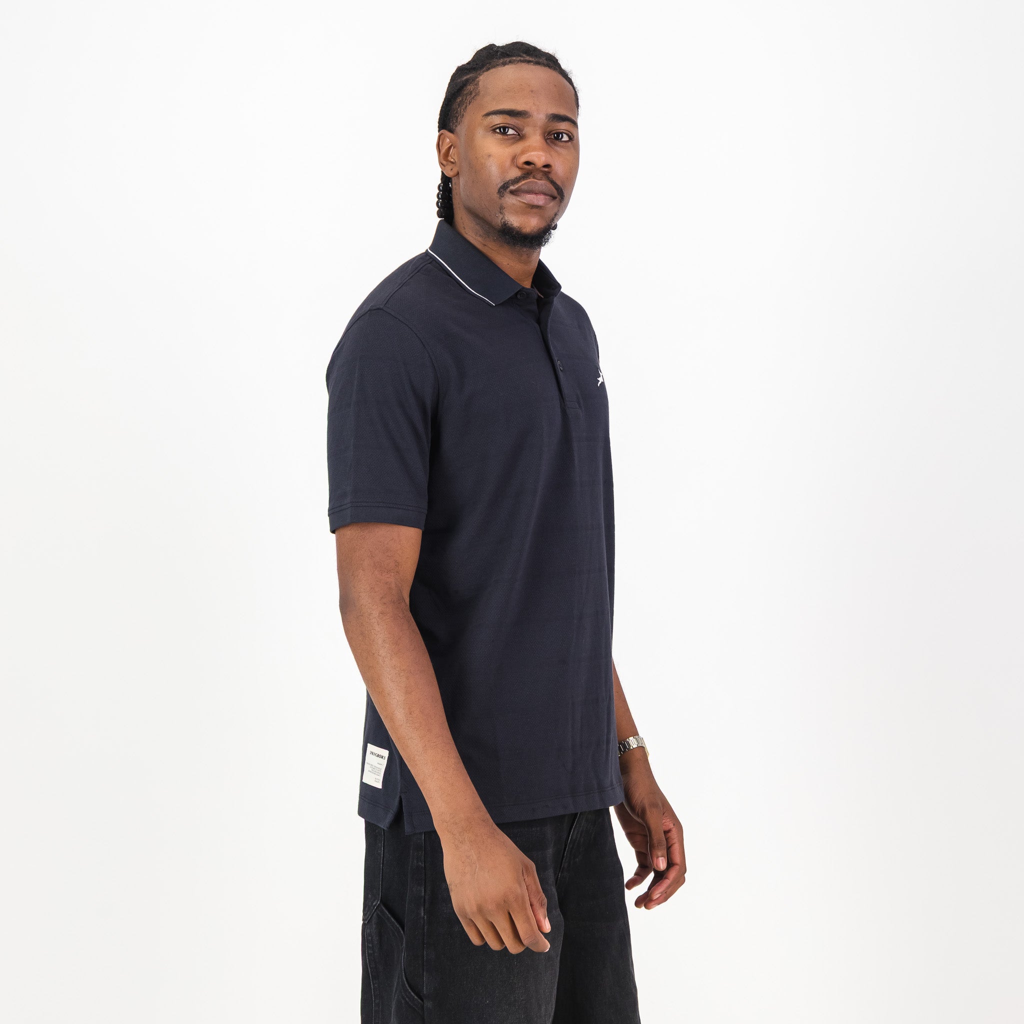 Springboks Golf SS Polo - Charcoal - Old School
