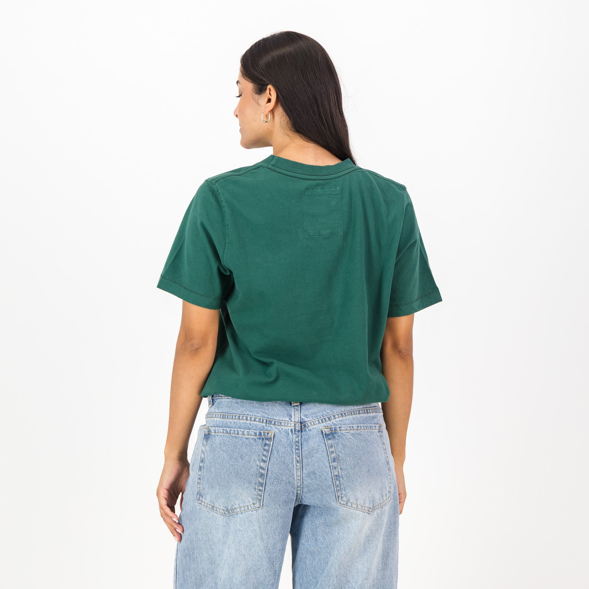 Springboks HS Sml Logo L Crew Tee - OS Green - Old School