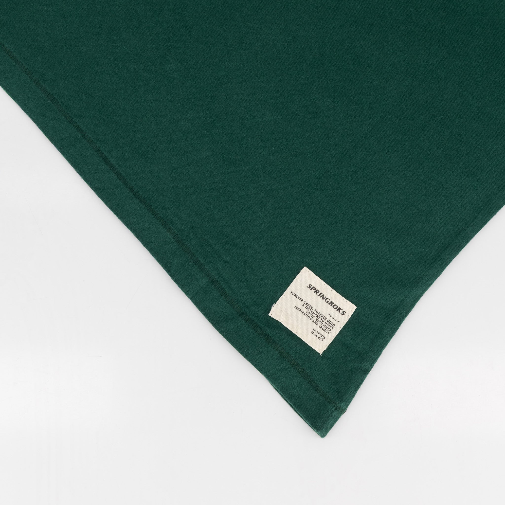Springboks HS Sml Logo L Crew Tee - OS Green - Old School