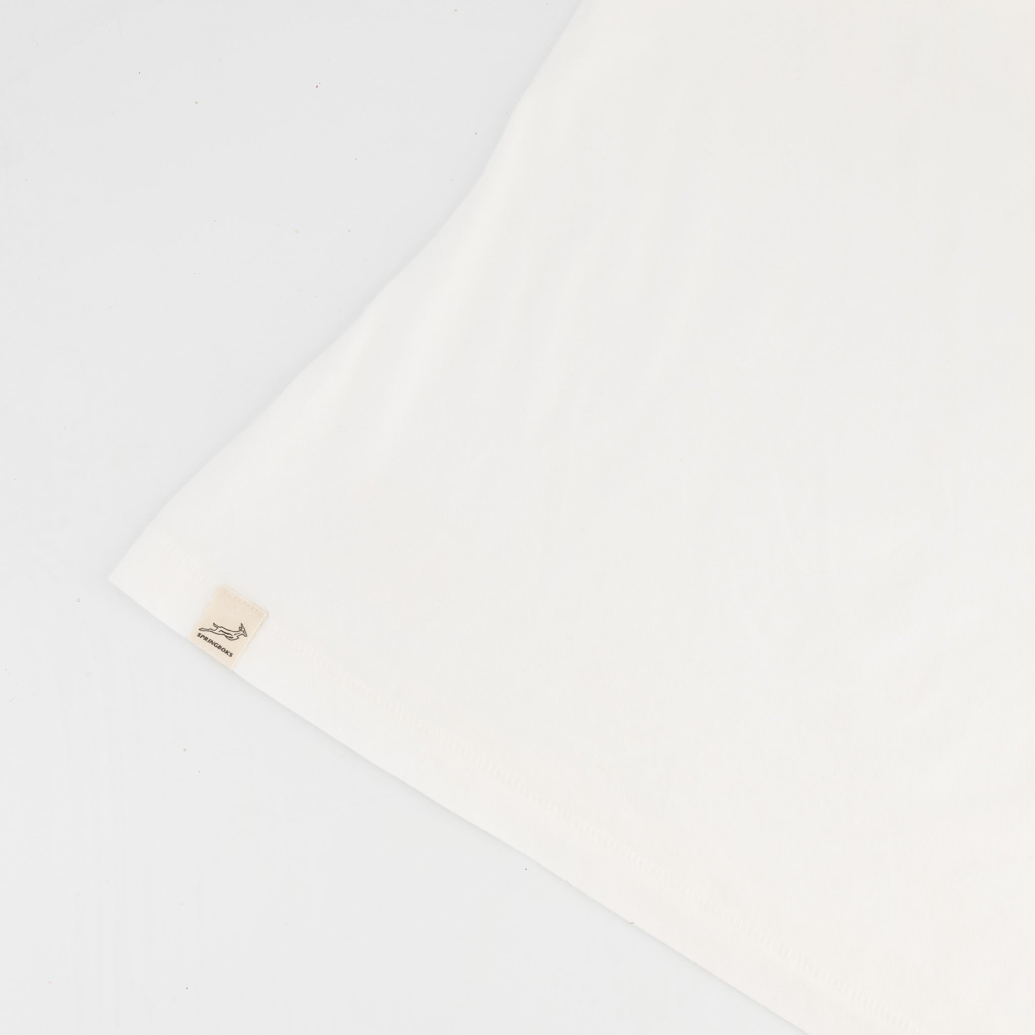 Springboks HS Sml Logo L Crew Tee - White - Old School