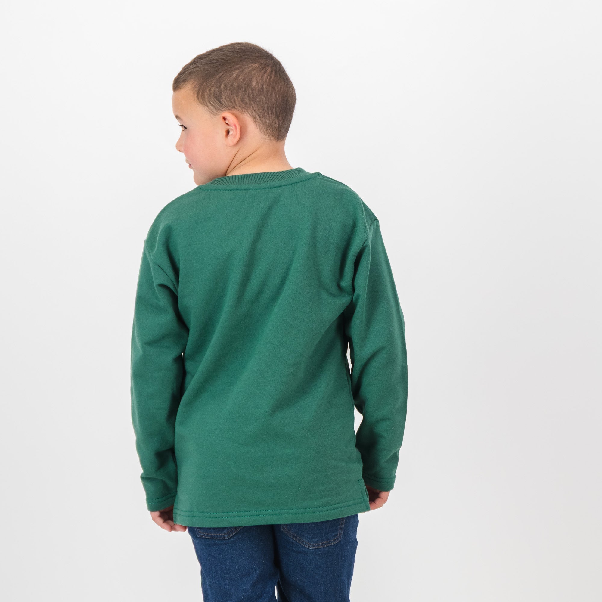 Springboks Kids Bokkies Fleece Sweat - OS Green - Old School