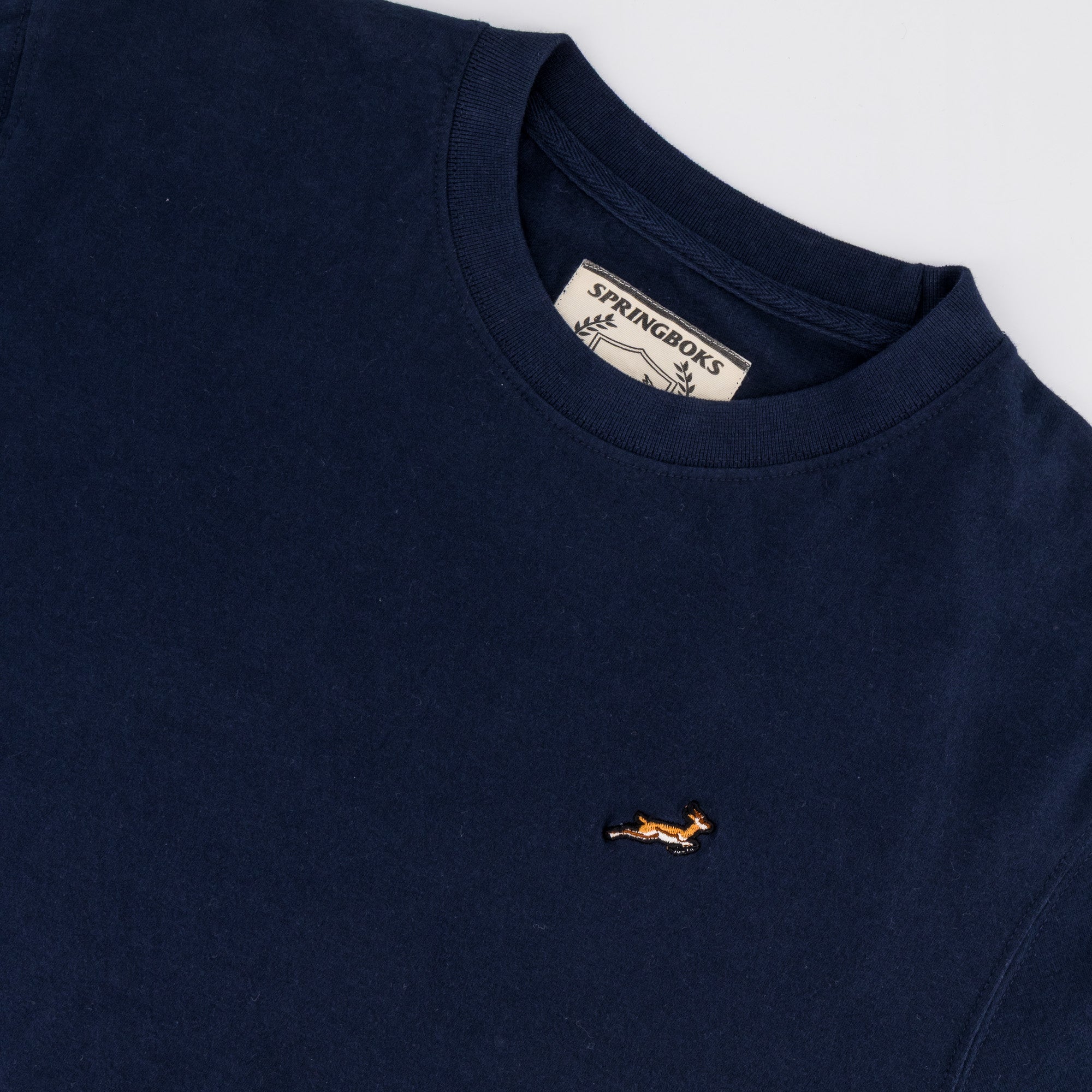 Springboks LC EMB Regular Crew Tee - Navy - Old School