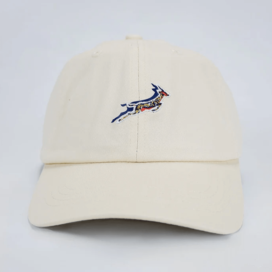 Springboks Shadow Dad Cap - Ivory - Old School