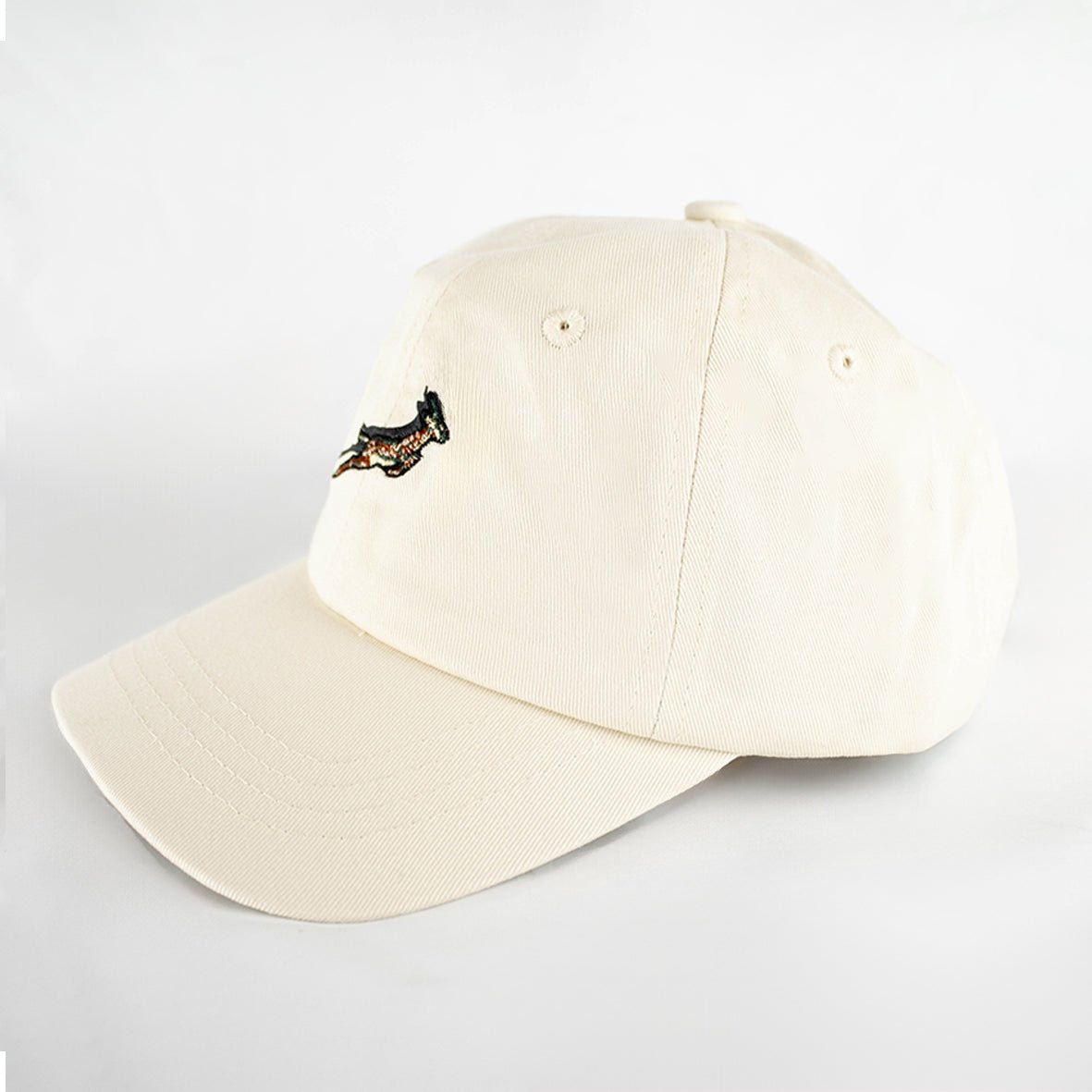 gadid anoniem TOY / SAND cap キャップ 白 Springboks Shadow Pop Dad Cap-Ivory