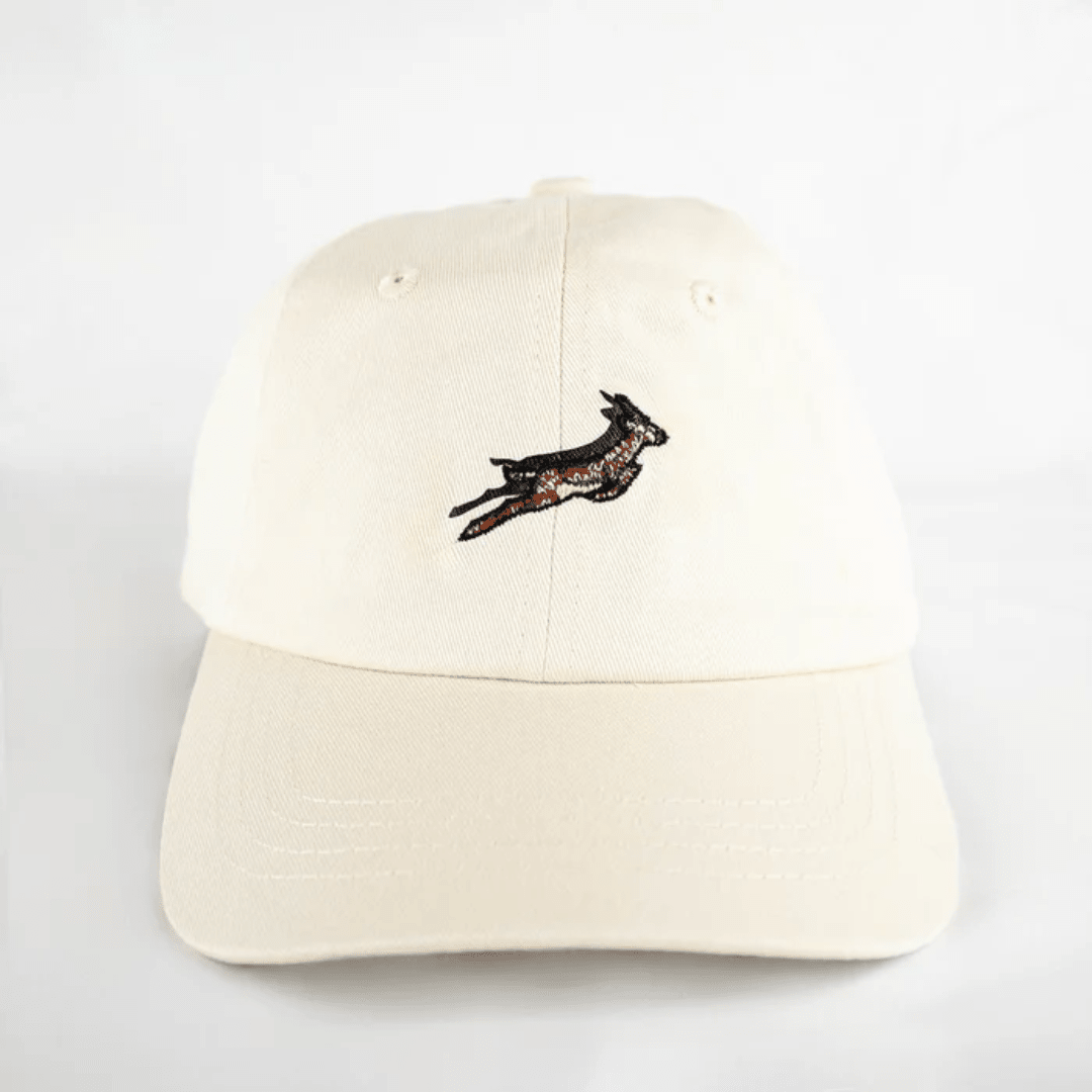 gadid anoniem TOY / SAND cap キャップ 白 Springboks Shadow Pop Dad Cap-Ivory