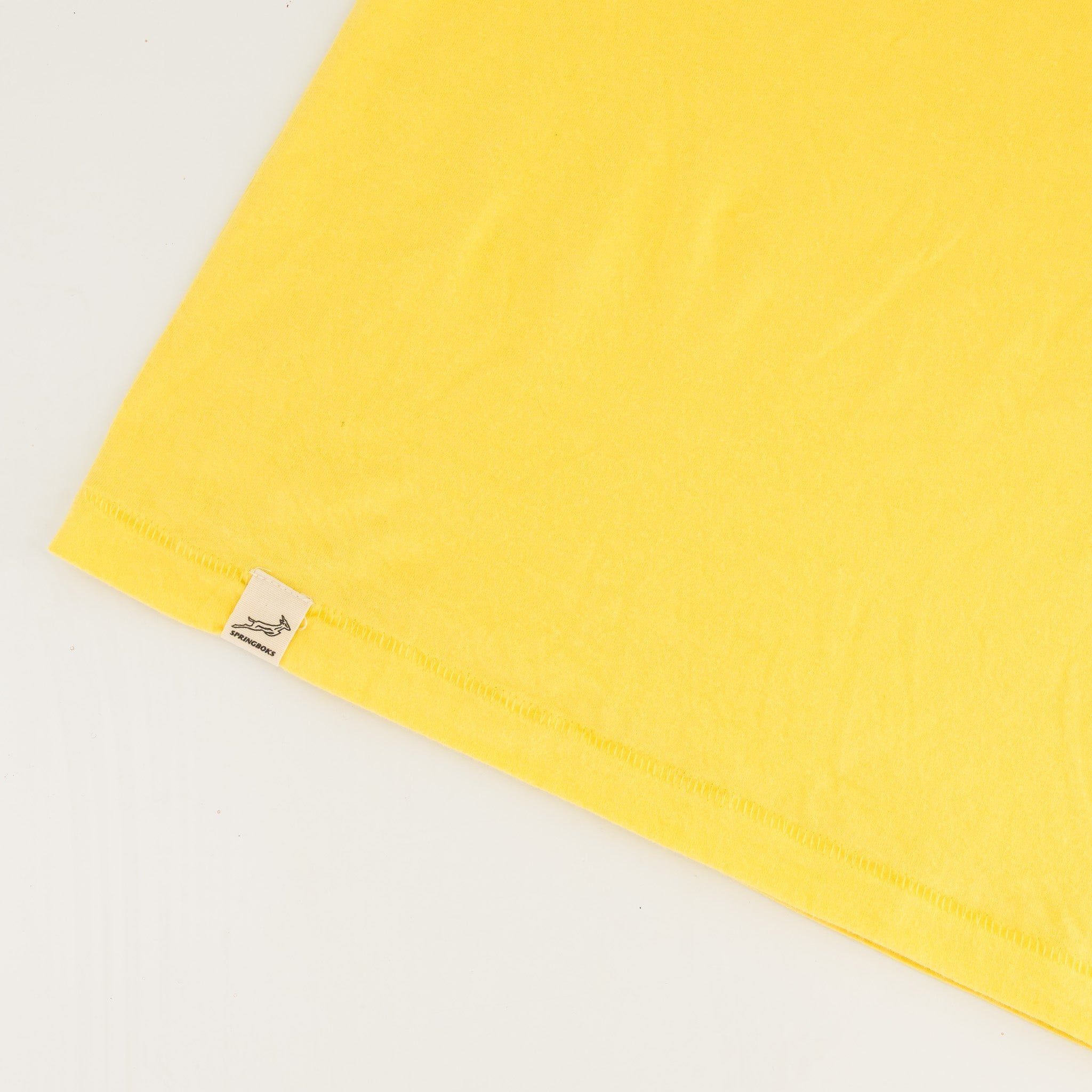 Springboks SML Bok HS Regular Crew Tee - Sunshine - Old School