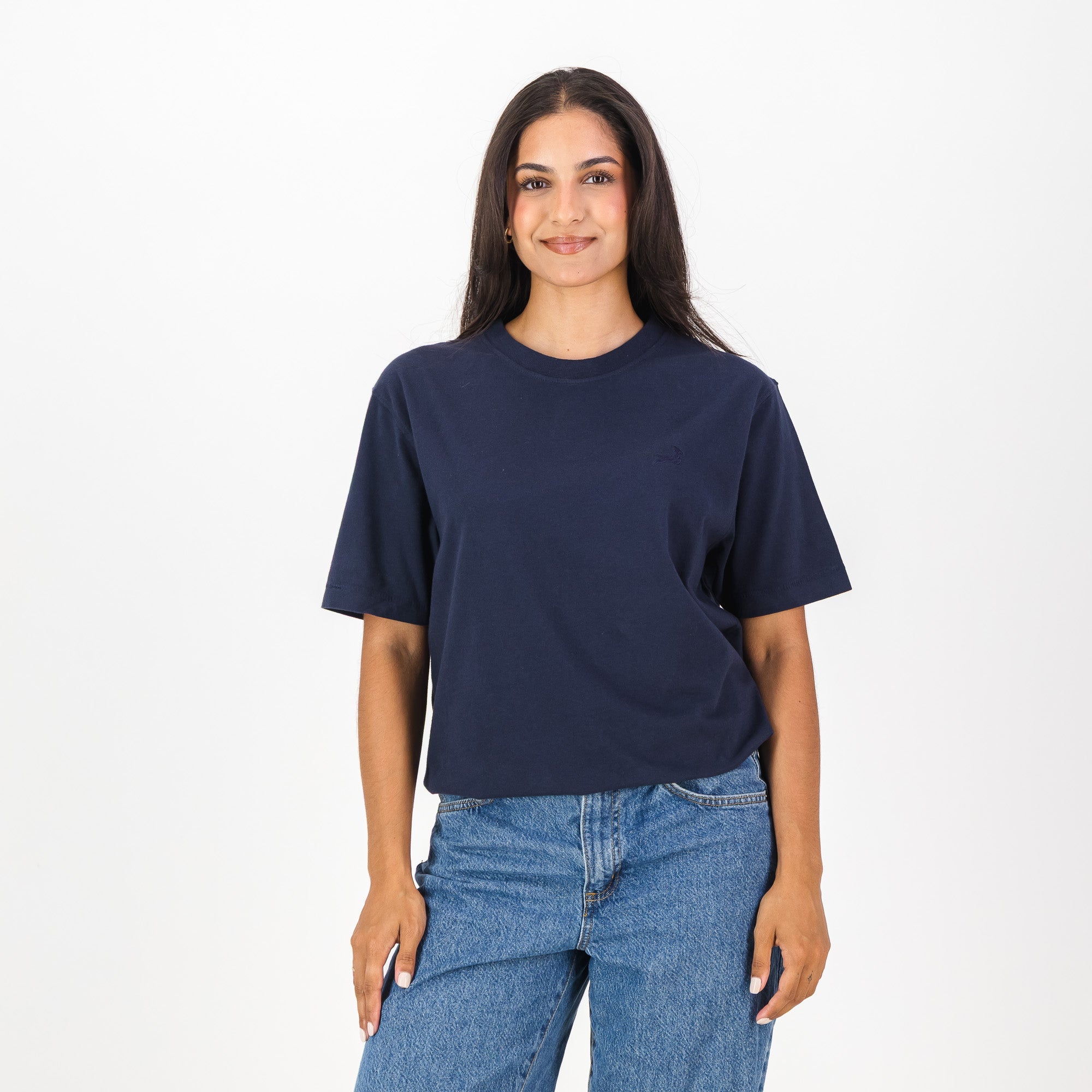 Springboks Tonal SML EMB Bok Crew Tee - Navy - Old School