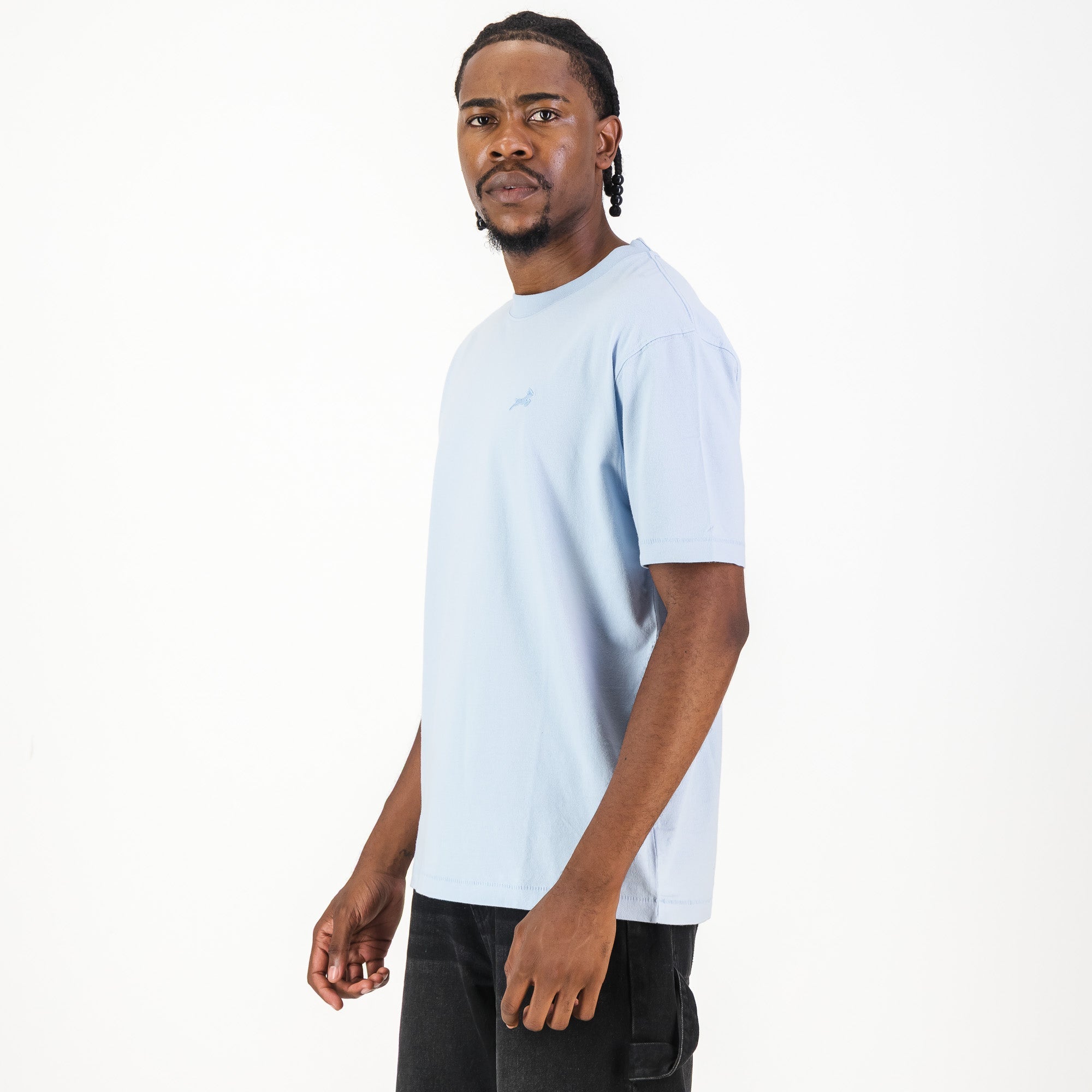 Springboks Tonal SML EMB Bok Crew Tee - Skyway - Old School