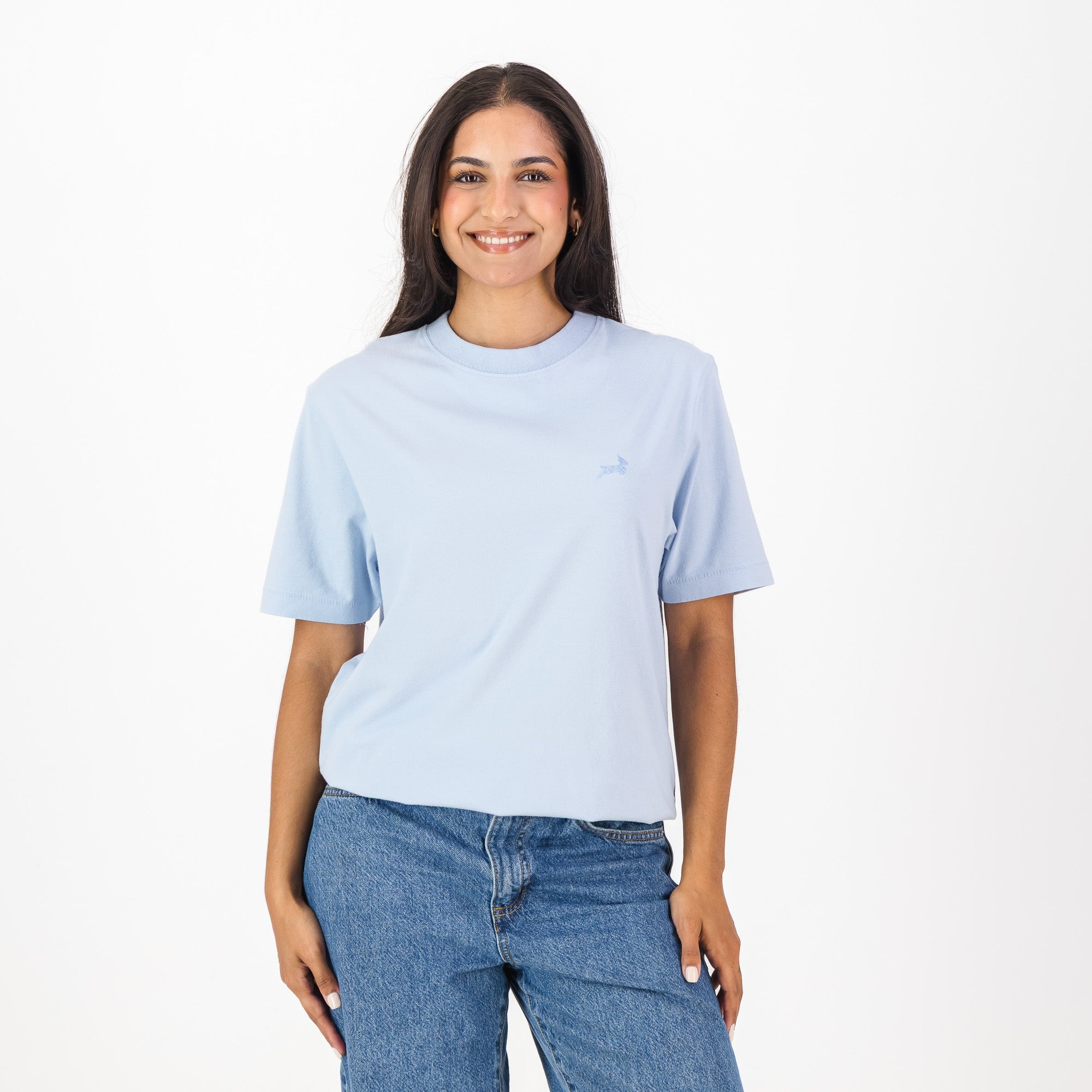 Springboks Tonal SML EMB Bok Crew Tee - Skyway - Old School