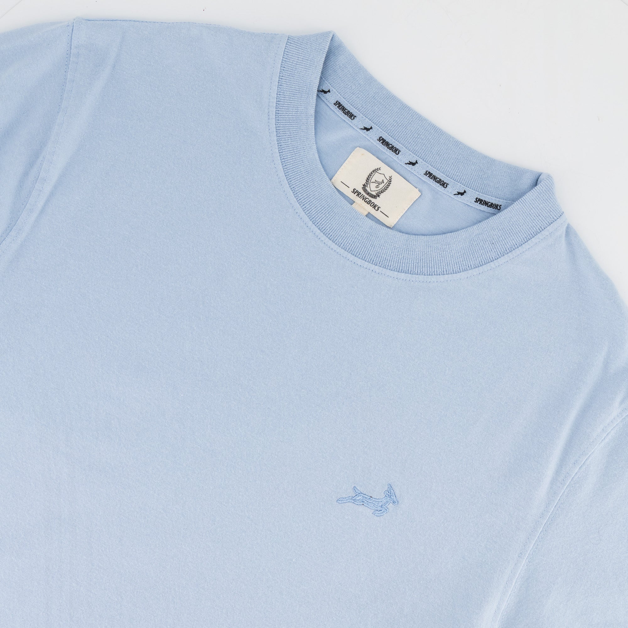 Springboks Tonal SML EMB Bok Crew Tee - Skyway - Old School