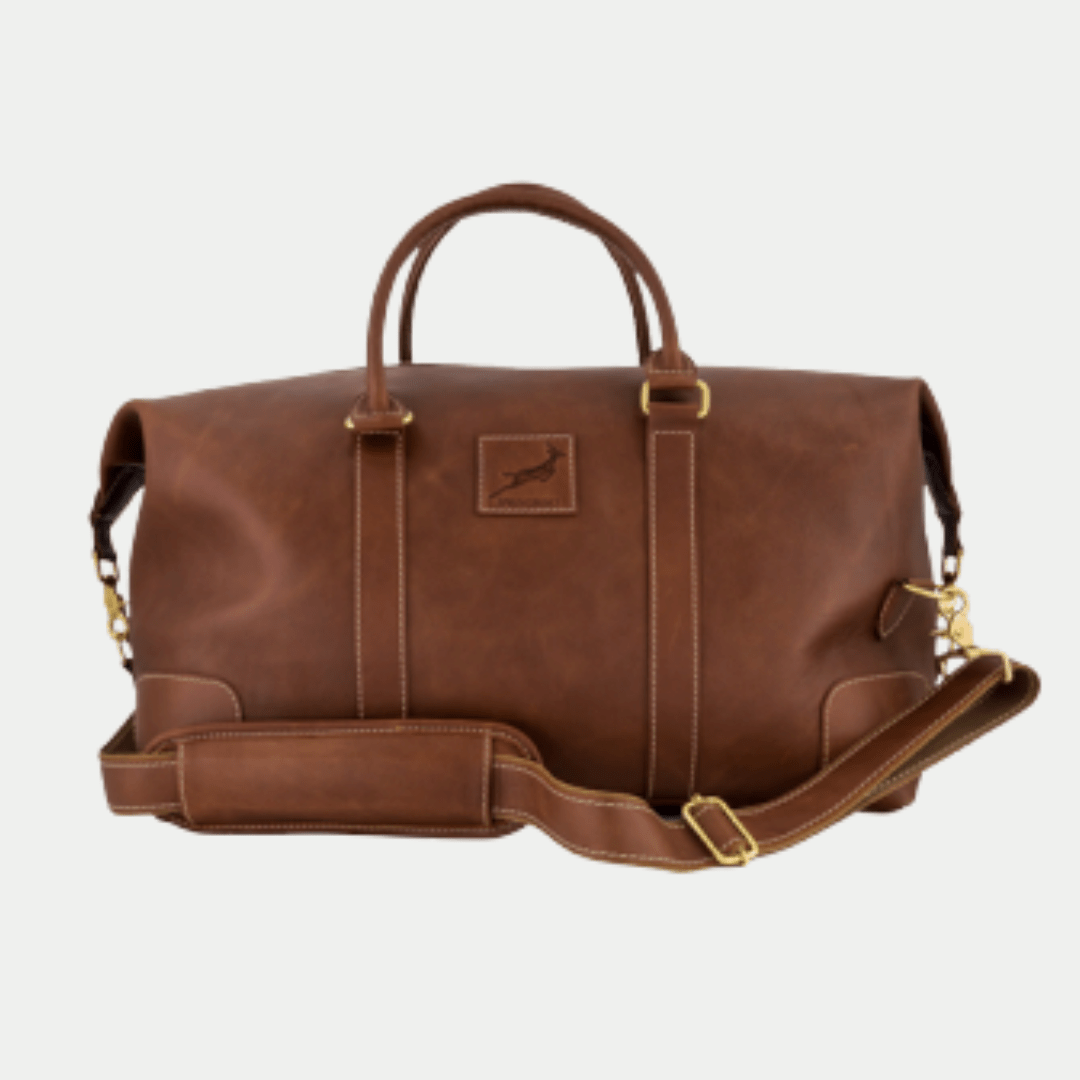 Springboks Weekender Duffle Bag - Dark Brown - Old School