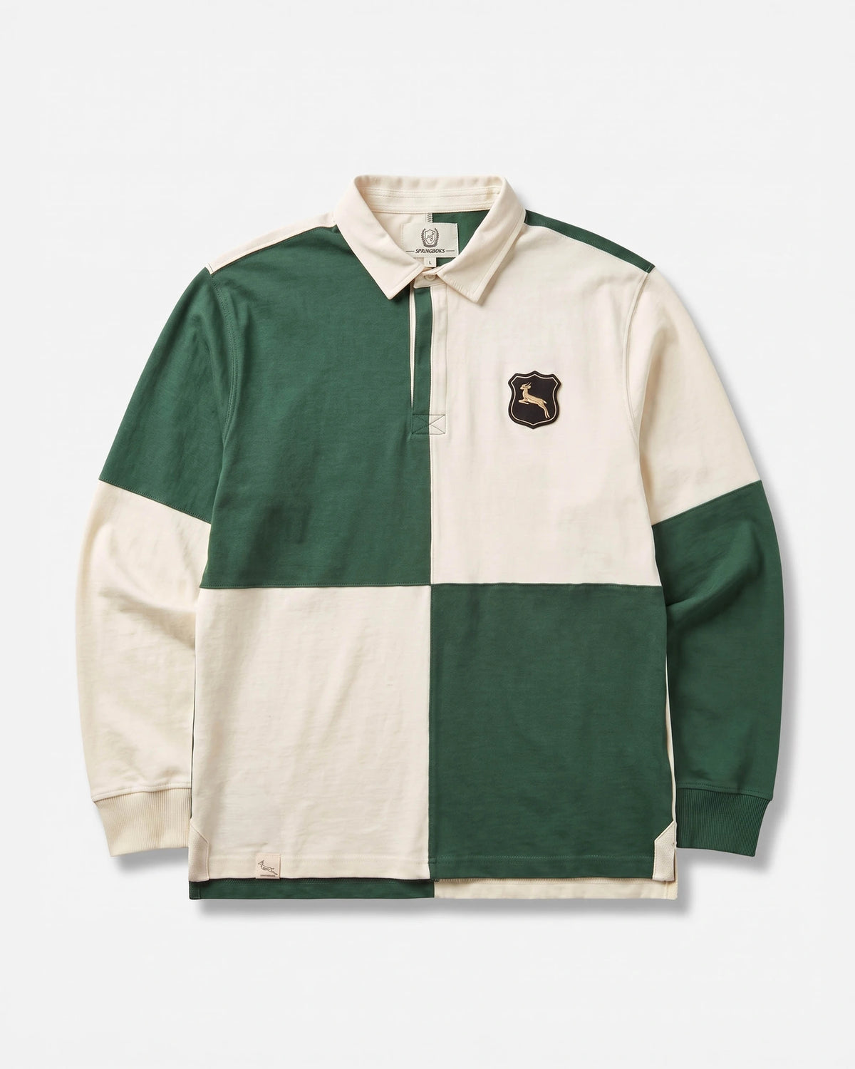 Springboks Colour Block LS Retro Rugby Jersey